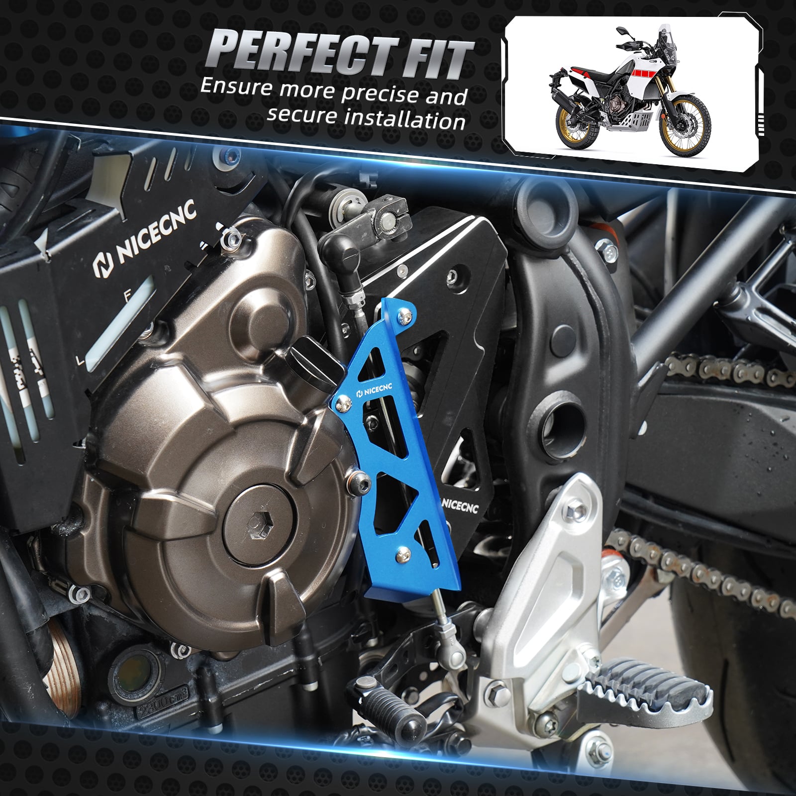 Getriebe Schaltgestänge Abdeckung Für Yamaha Tenere 700 /XTZ700 2019-2024