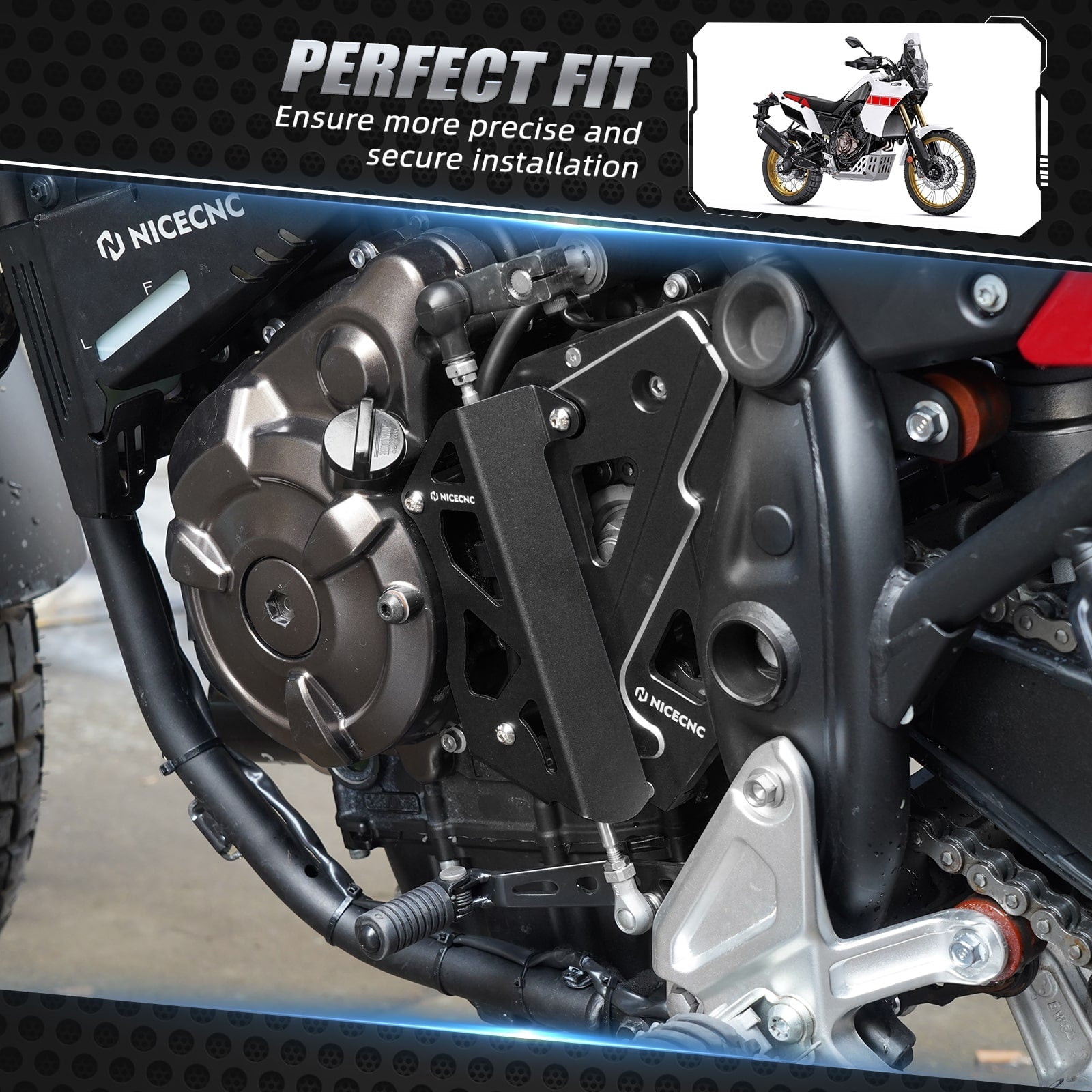 Getriebe Schaltgestänge Abdeckung Für Yamaha Tenere 700 /XTZ700 2019-2024