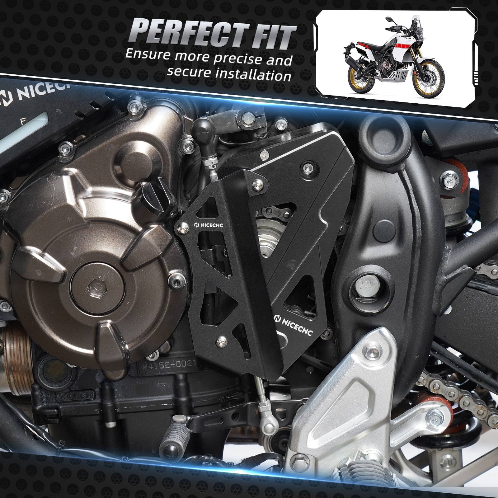 Getriebe Schaltgestänge Abdeckung Für Yamaha Tenere 700 /XTZ700 2019-2024