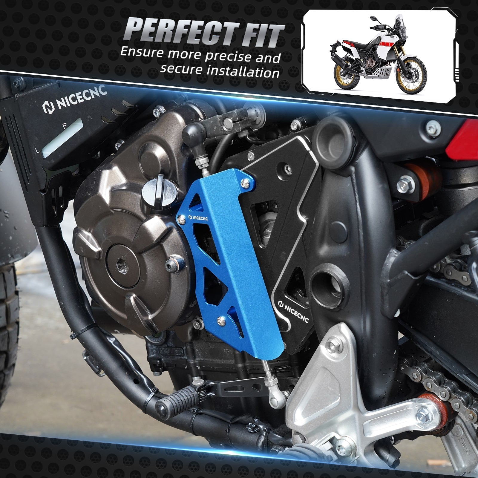 Getriebe Schaltgestänge Abdeckung Für Yamaha Tenere 700 /XTZ700 2019-2024