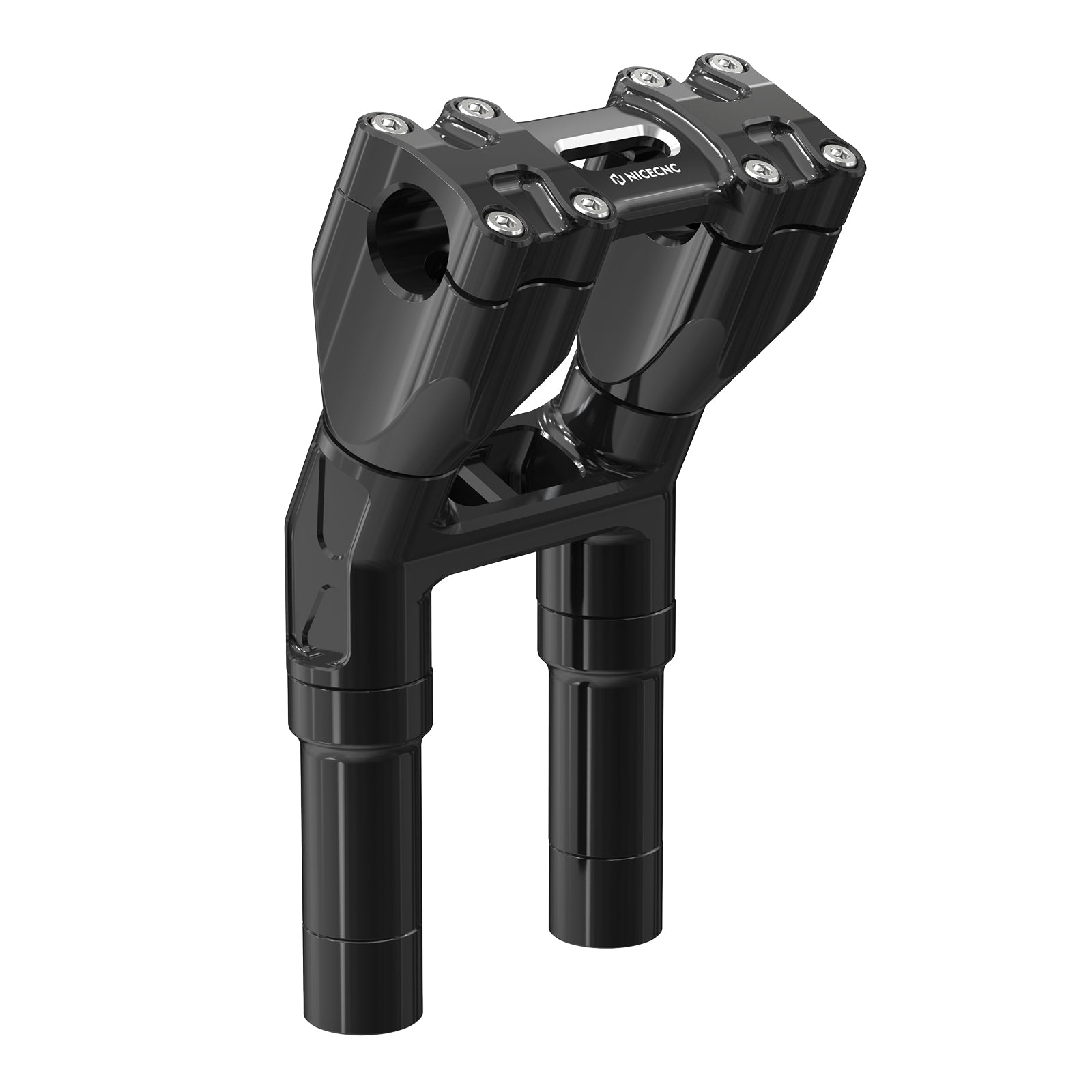 Lenkererhöhungen + Tachoverlegungs-Kit für Harley Road Glide 2015-2023