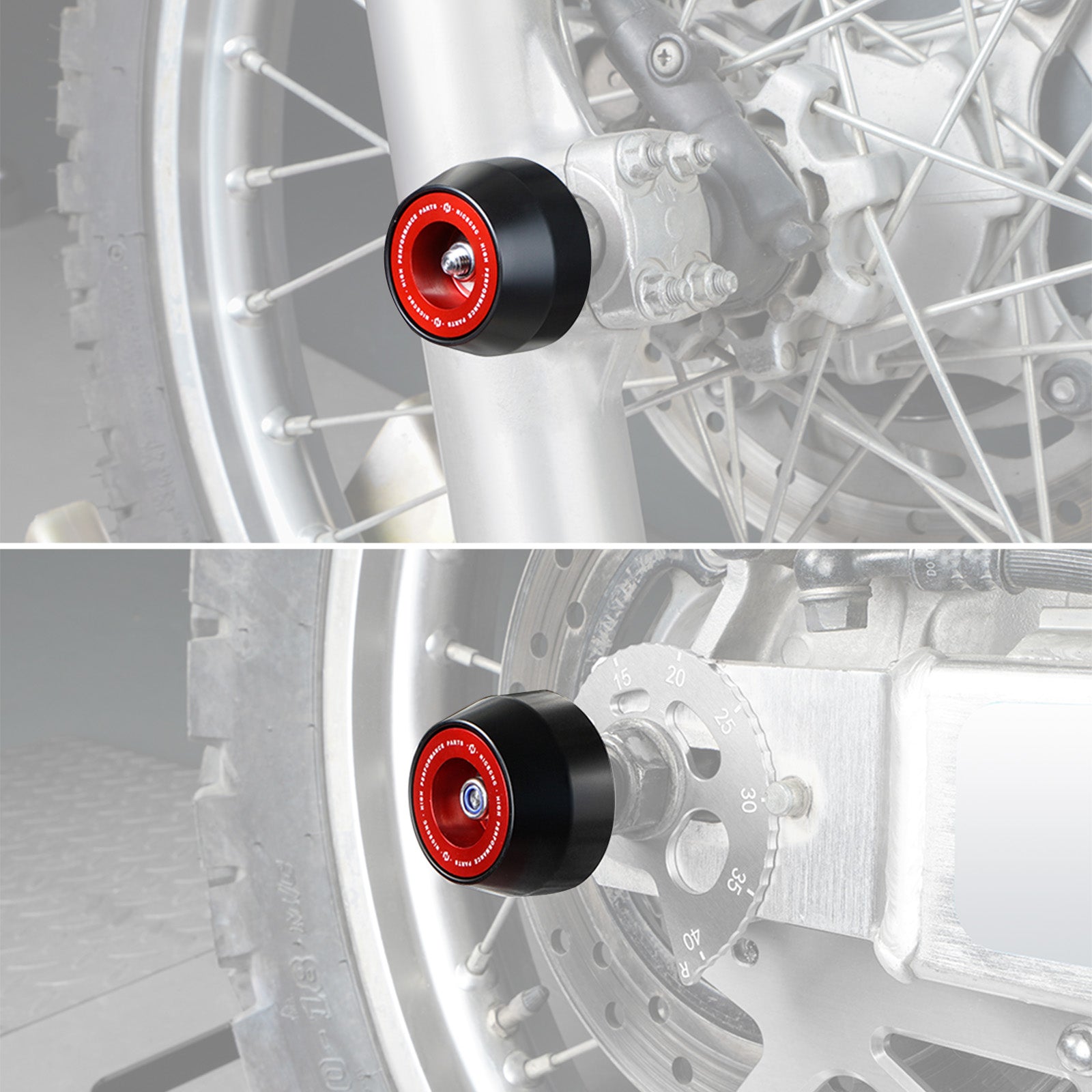 Hinterachse Slider Gabel Schutz Schutz Für Honda XR650L 1993-2024