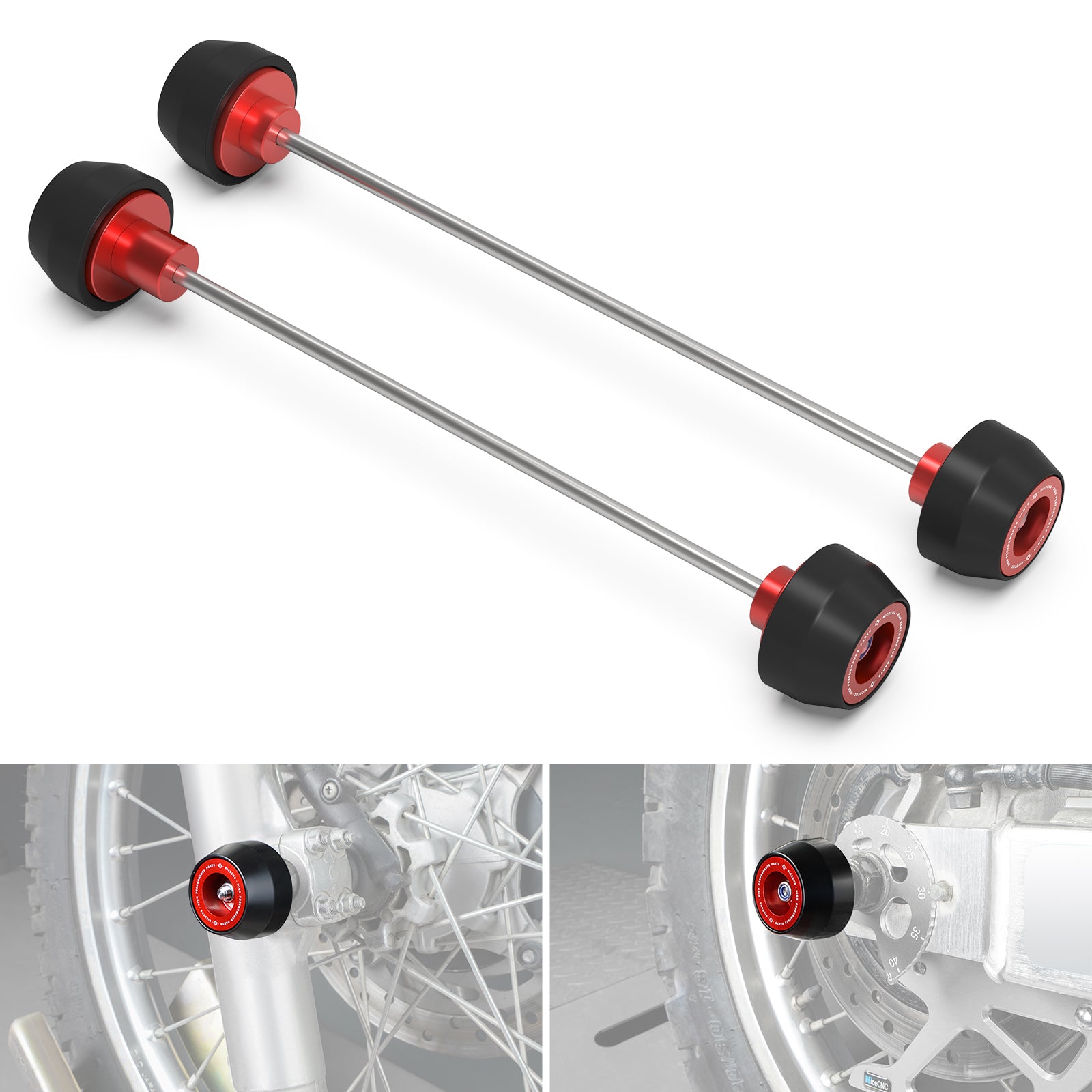 Hinterachse Slider Gabel Schutz Schutz Für Honda XR650L 1993-2024