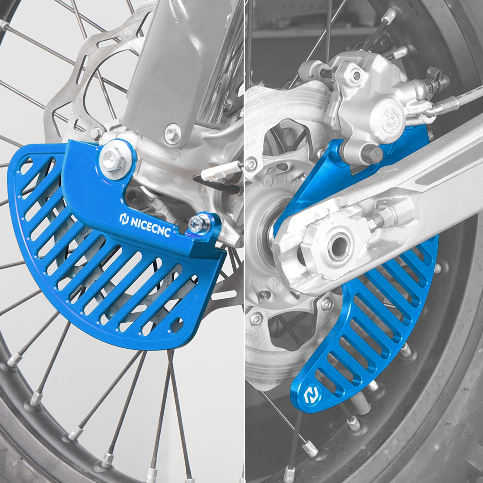 Front and rear brake disc protection kit for KTM SX SX-F XC XC-W EXC XCF-W XW-F