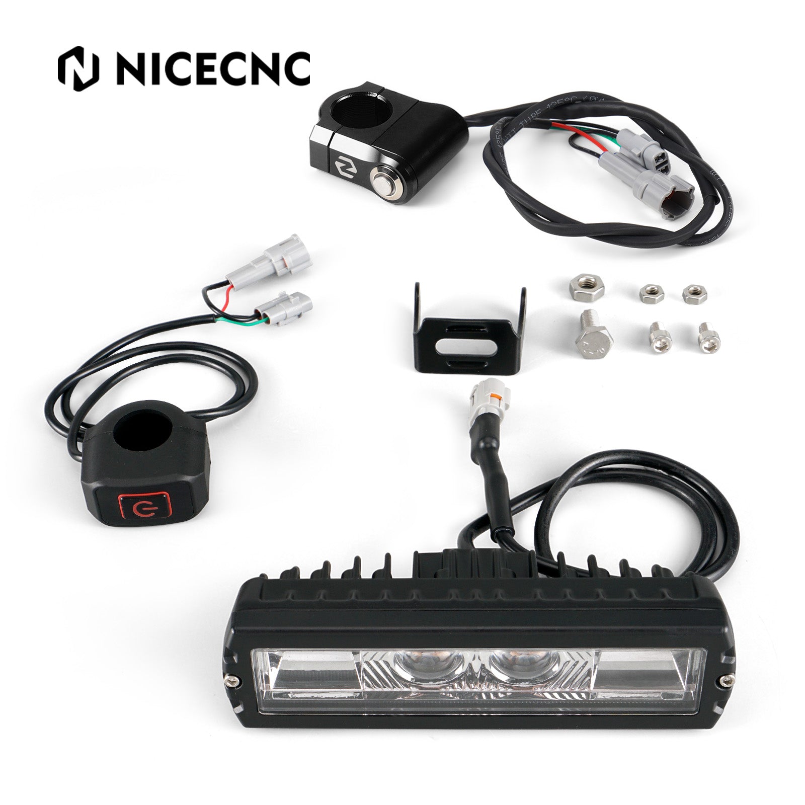 Plug & Play Scheinwerfer + Lichtschalter für Surron Light Bee Segway X160 X260