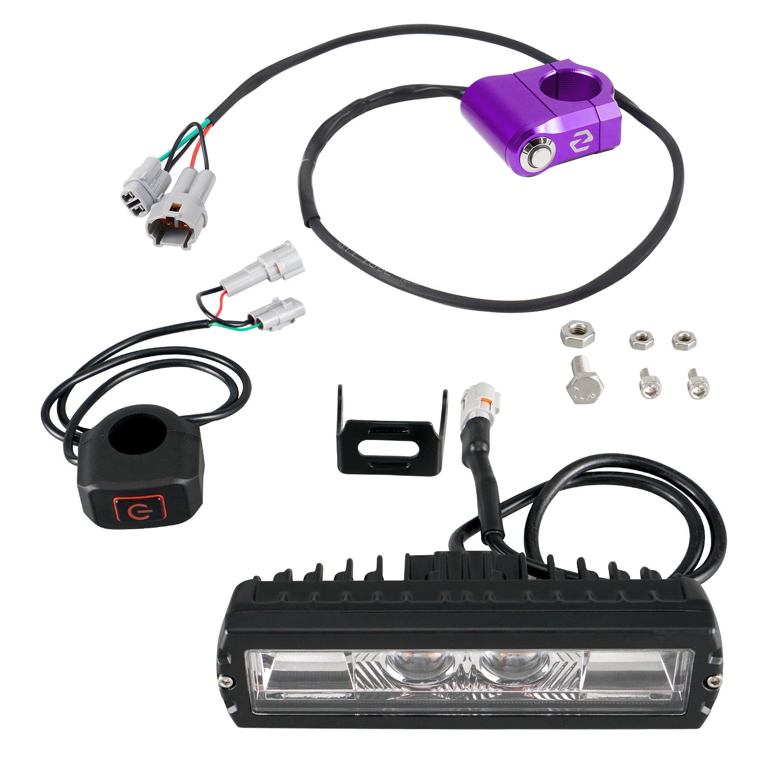 Plug & Play Scheinwerfer + Lichtschalter für Surron Light Bee Segway X160 X260