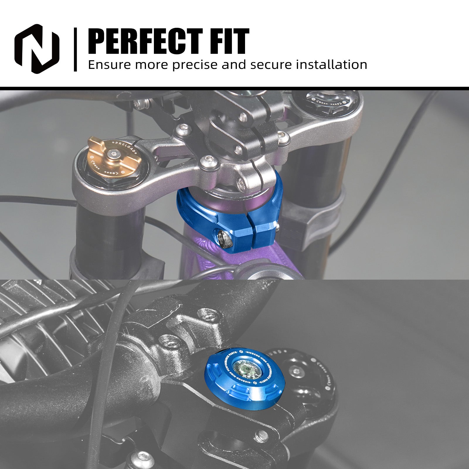 Vorderradgabel Suspension Core & Kopf Rohr Rahmen Klammer Für Surron Licht Bee Segway X160 X260