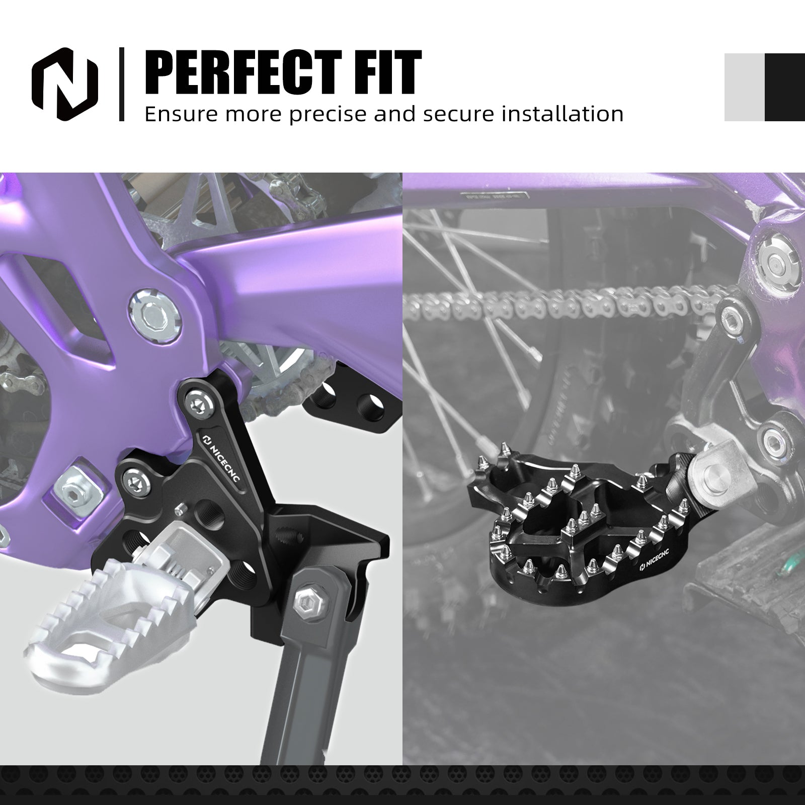 Extender Fußrasten & Halterung Paket Für Surron Light Bee X / S Segway X160 X260 2017-2024
