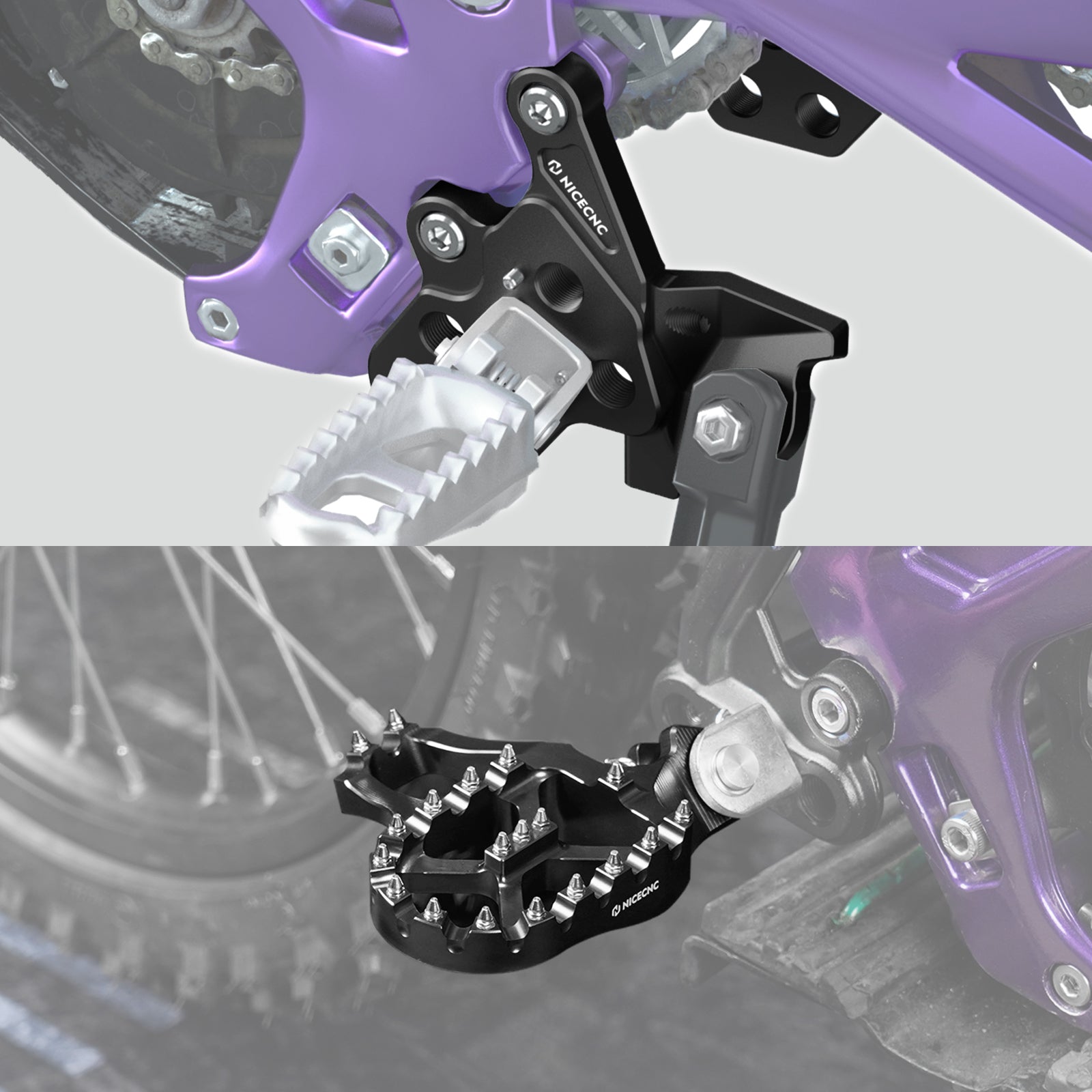 Extender Fußrasten & Halterung Paket Für Surron Light Bee X / S Segway X160 X260 2017-2024