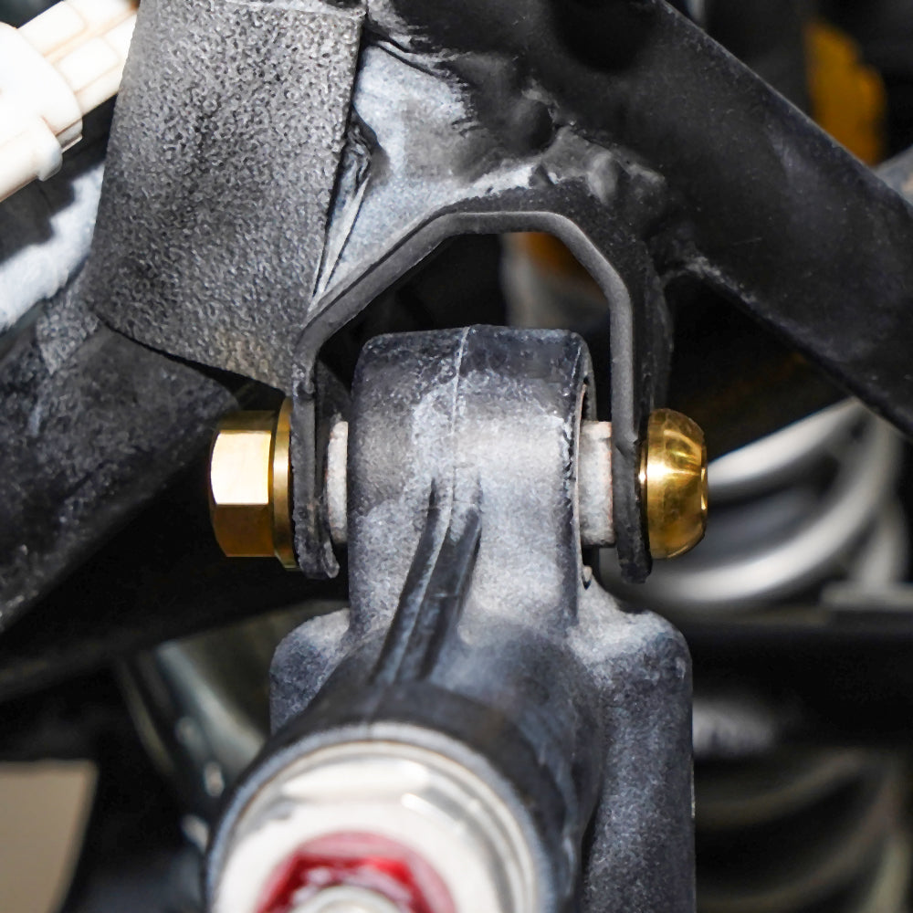 4 STÜCKE Front Shock Mount Schrauben & Kontermuttern Für Yamaha RAPTOR 700 2006-2020