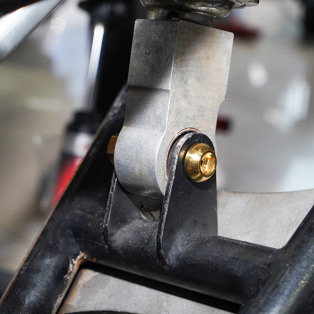 4 STÜCKE Front Shock Mount Schrauben & Kontermuttern Für Yamaha RAPTOR 700 2006-2020