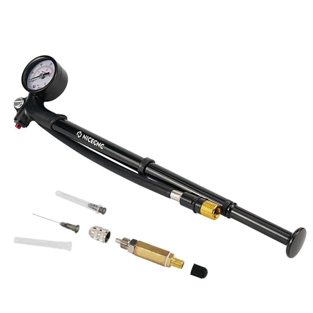300 psi Luftstoßdämpfer-Gabelpumpe mit Gummigriff Stickstoffnadel-Füllwerkzeugsatz