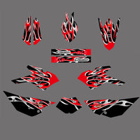 Team-Grafiken Aufkleber Aufkleber-Set für Beta RR 350 400 450 498 520 4T 2010-2012
