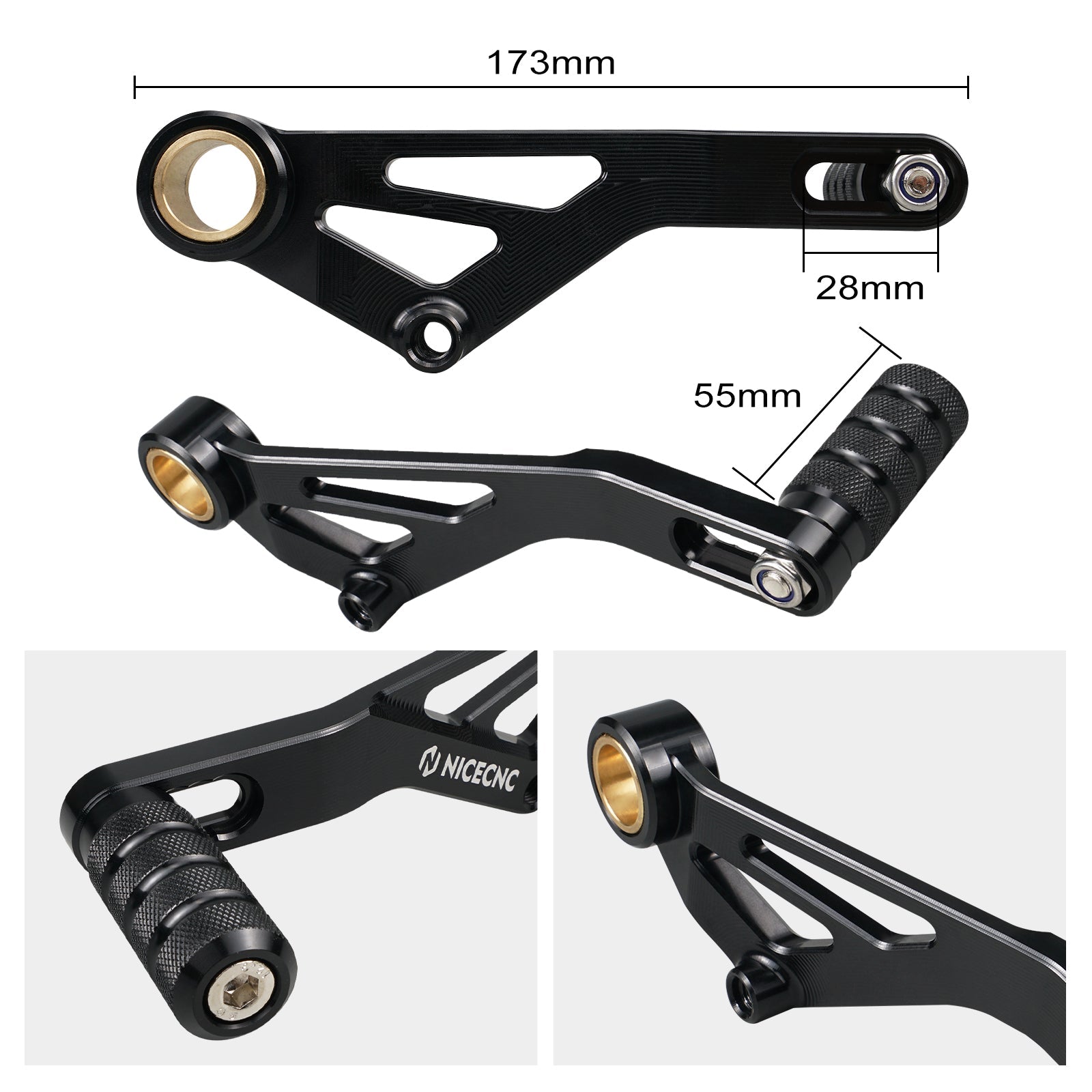 Verstellbarer Schalthebel für BMW R1200GS Adv 2013-2018 R1250GS Adv 2019-2024
