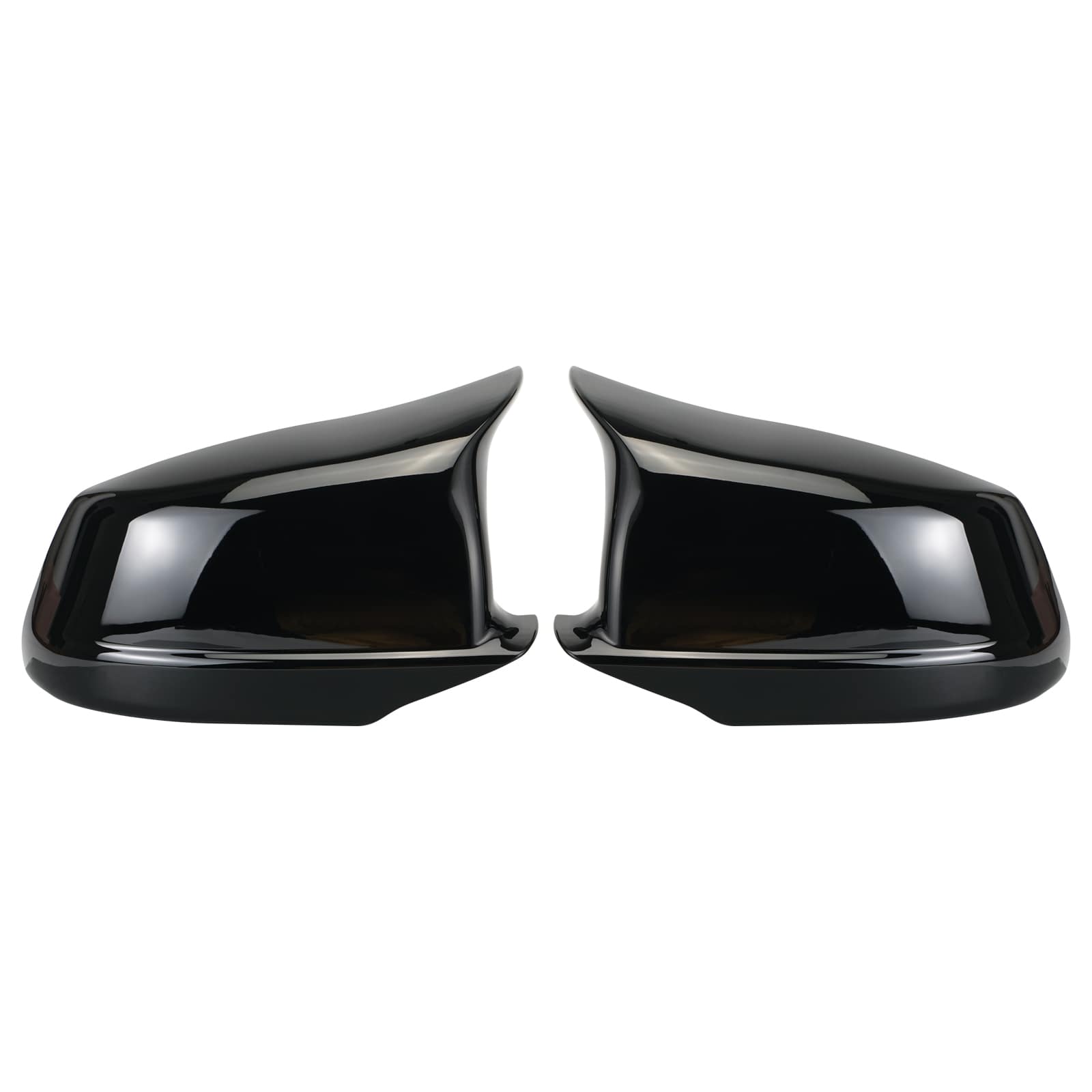 Glänzend Schwarz Spiegelabdeckkappen Gehäuse für BMW F10 F11 Pre-LCI 51167216369