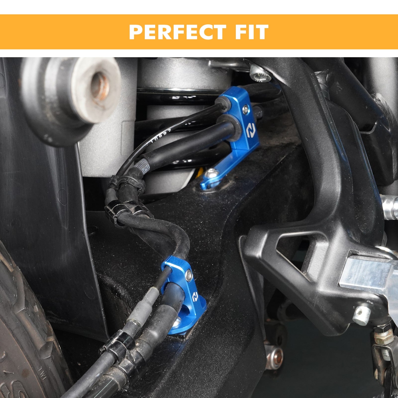 Hintere Bremsleitung Schlauch Schnappklemme für Yamaha Tenere 700 /XTZ700 2019-2023