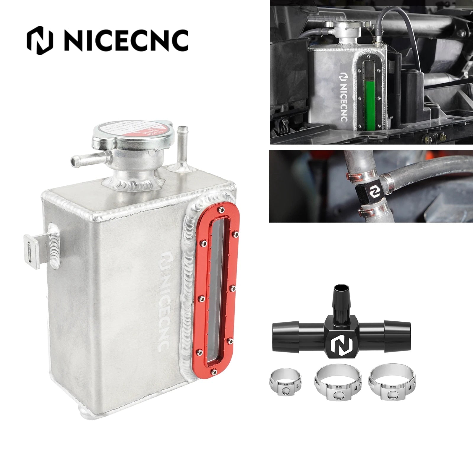 UTV Kühlmitteltank & Kühlerkappe Für Can-Am X3 2017-2023 Commander Defender