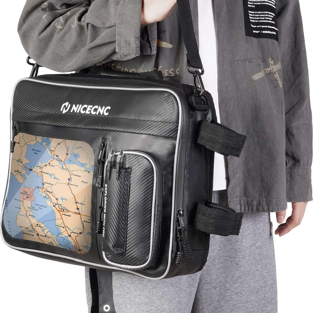 Verbesserte Overhead-UTV-Aufbewahrungsdachtasche mit großer Kapazität, 1680D Oxford-Gewebe für Can Am Maverick X3