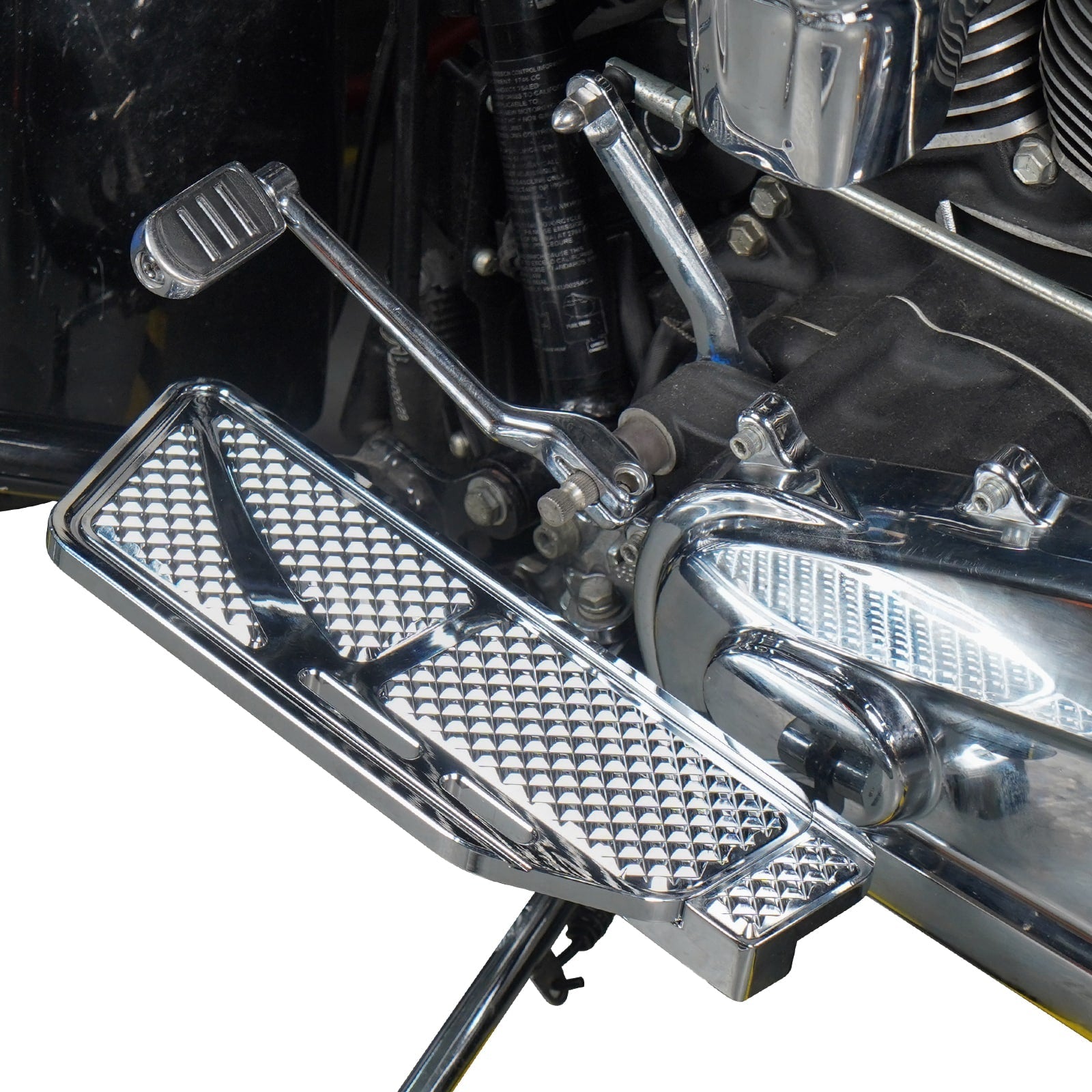 Vergrößerte Fahrereinsatz-Fußbretter Dielen für Harley Road King Street Glide Ultra Limited