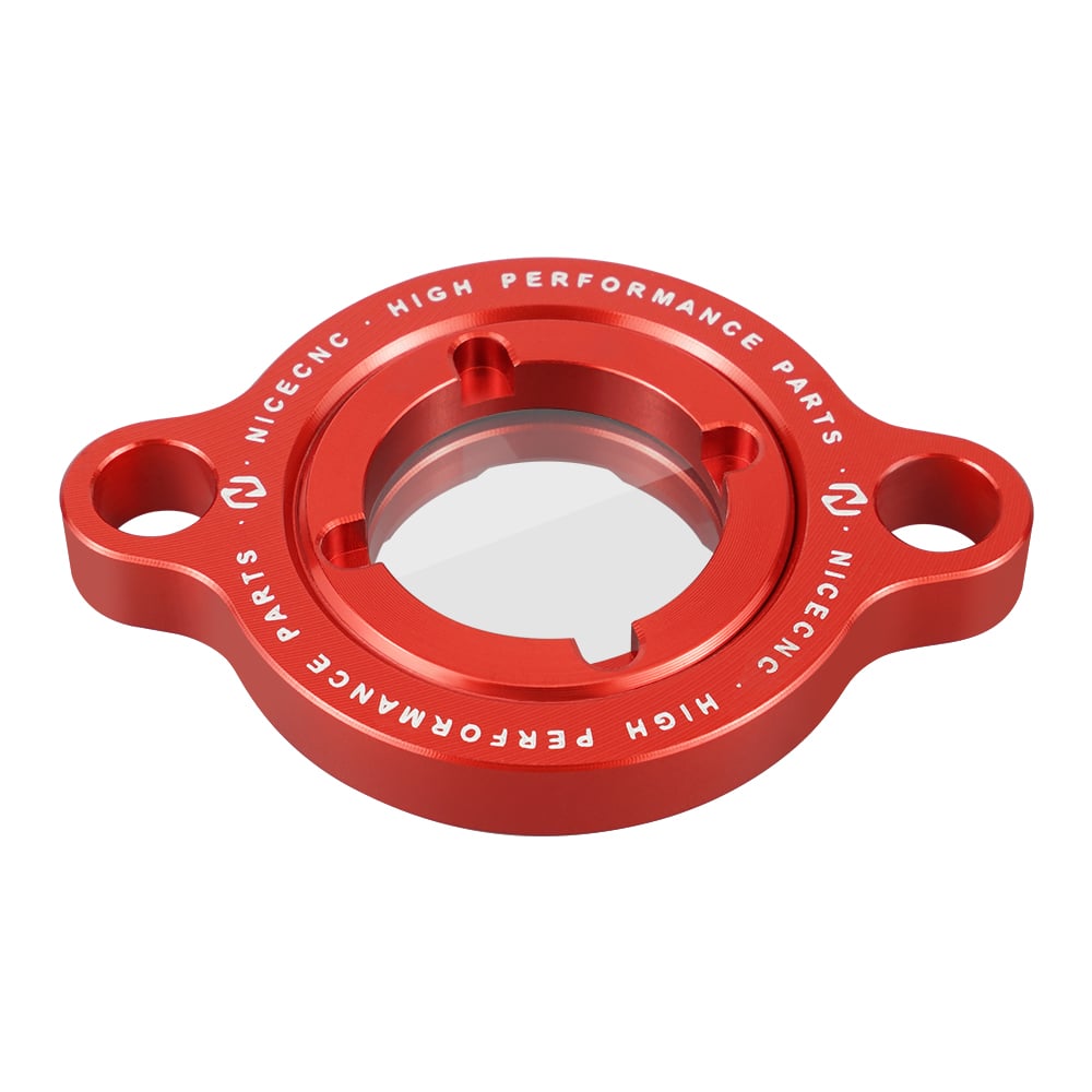 Klare Motorölfilter-Abdeckkappe für Beta RR 350/390/430/480 4T 2015-2024