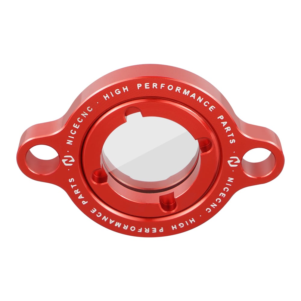 Klare Motorölfilter-Abdeckkappe für Beta RR 350/390/430/480 4T 2015-2024
