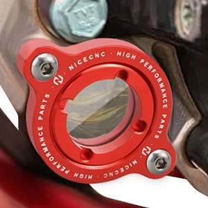 Klare Motorölfilter-Abdeckkappe für Beta RR 350/390/430/480 4T 2015-2024