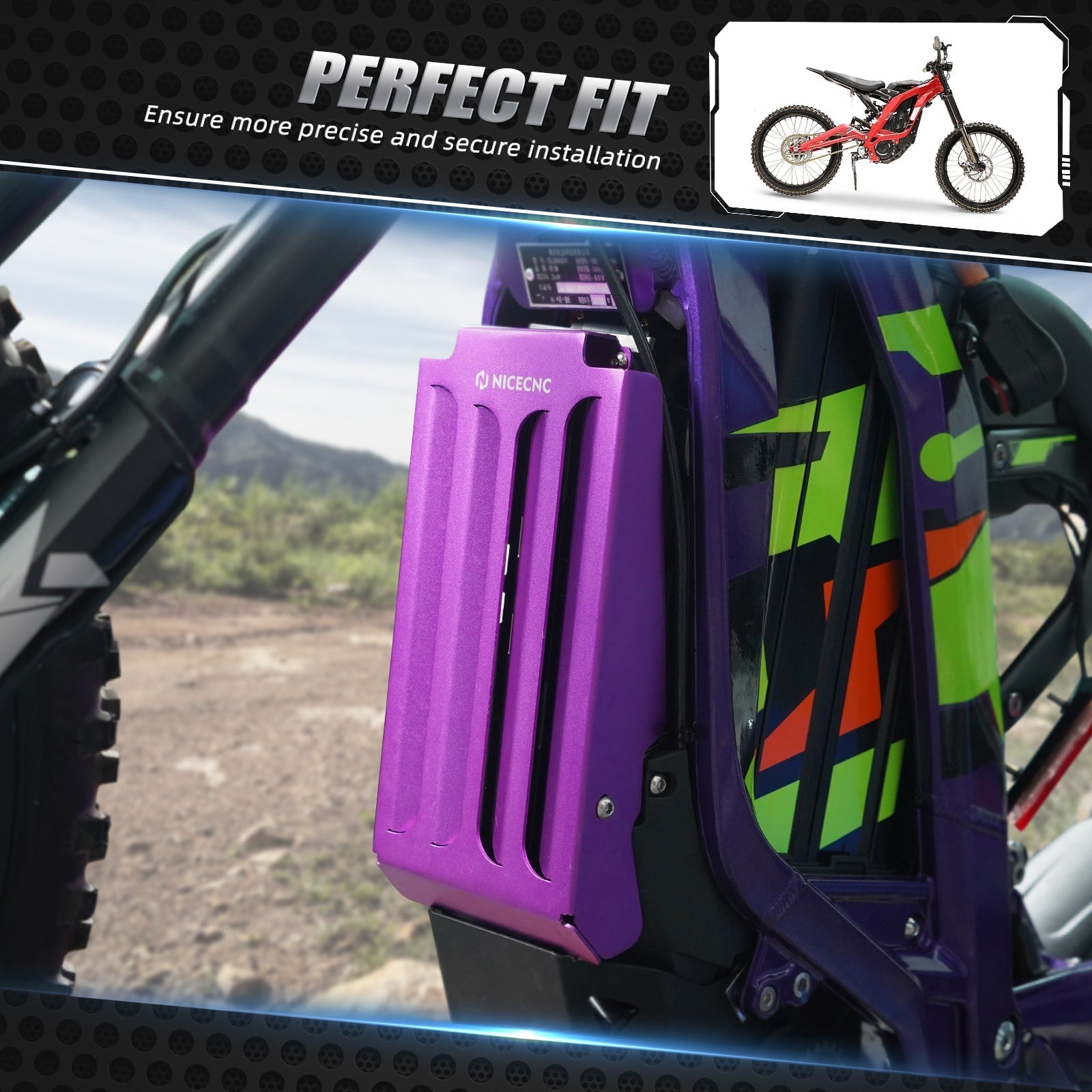 Aluminium-Controller-Abdeckung für Surron Light Bee X/S/L1E Segway X160 X260 Dirt Bike