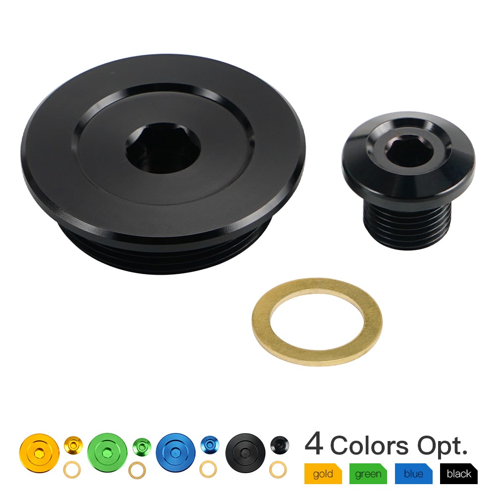 2 STÜCKE CNC Billet Schraube Abdeckung Stecker Schrauben Für Suzuki DRZ400/E/S/SM 2000-2024