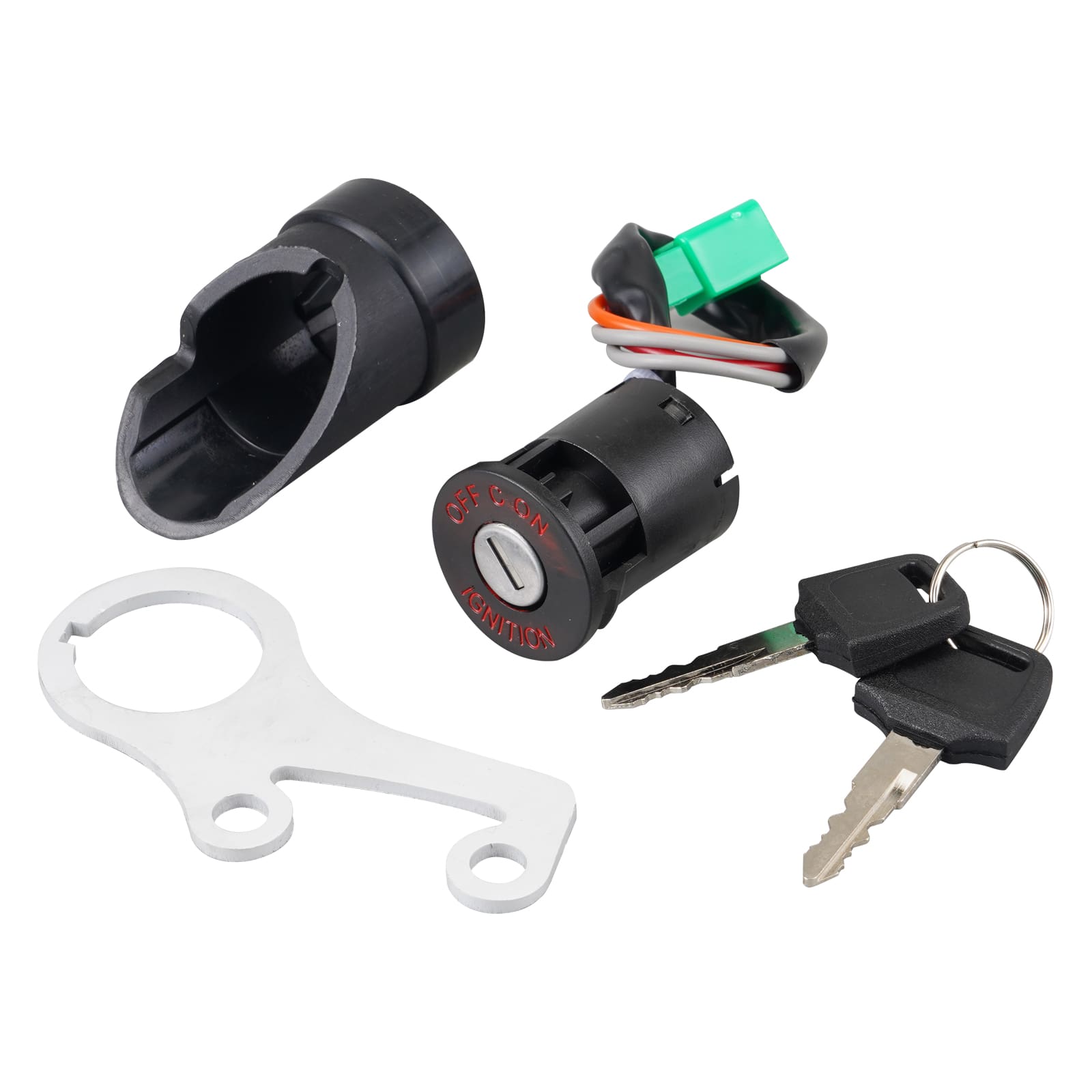 Zündschlüsselschalter Tankdeckelschloss-Set für Suzuki DRZ400 DRZ400S DRZ400SM 2000-2024