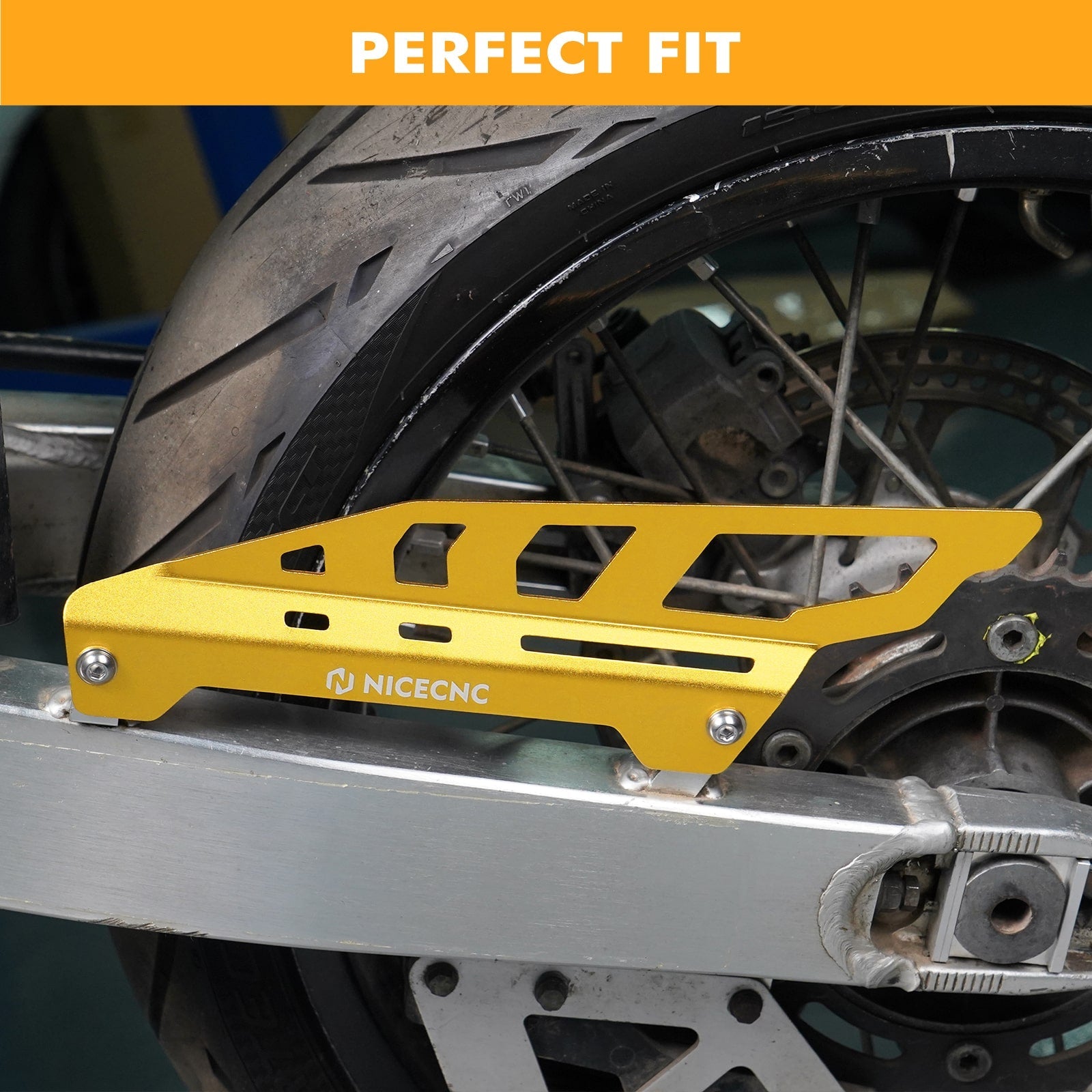 Hinterer Kettenschutz für Suzuki DRZ400S 2000-2024 DRZ400SM GSXR600