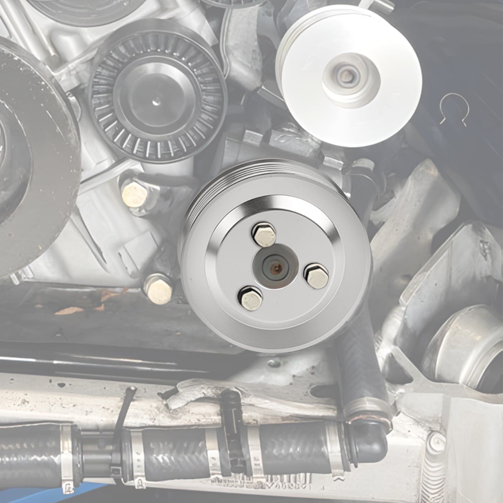 Hochleistungs-Servolenkungsriemenschutz für Riemenscheibe für BMW E82 E88 E91 E92 135i 335i N54 3.0L