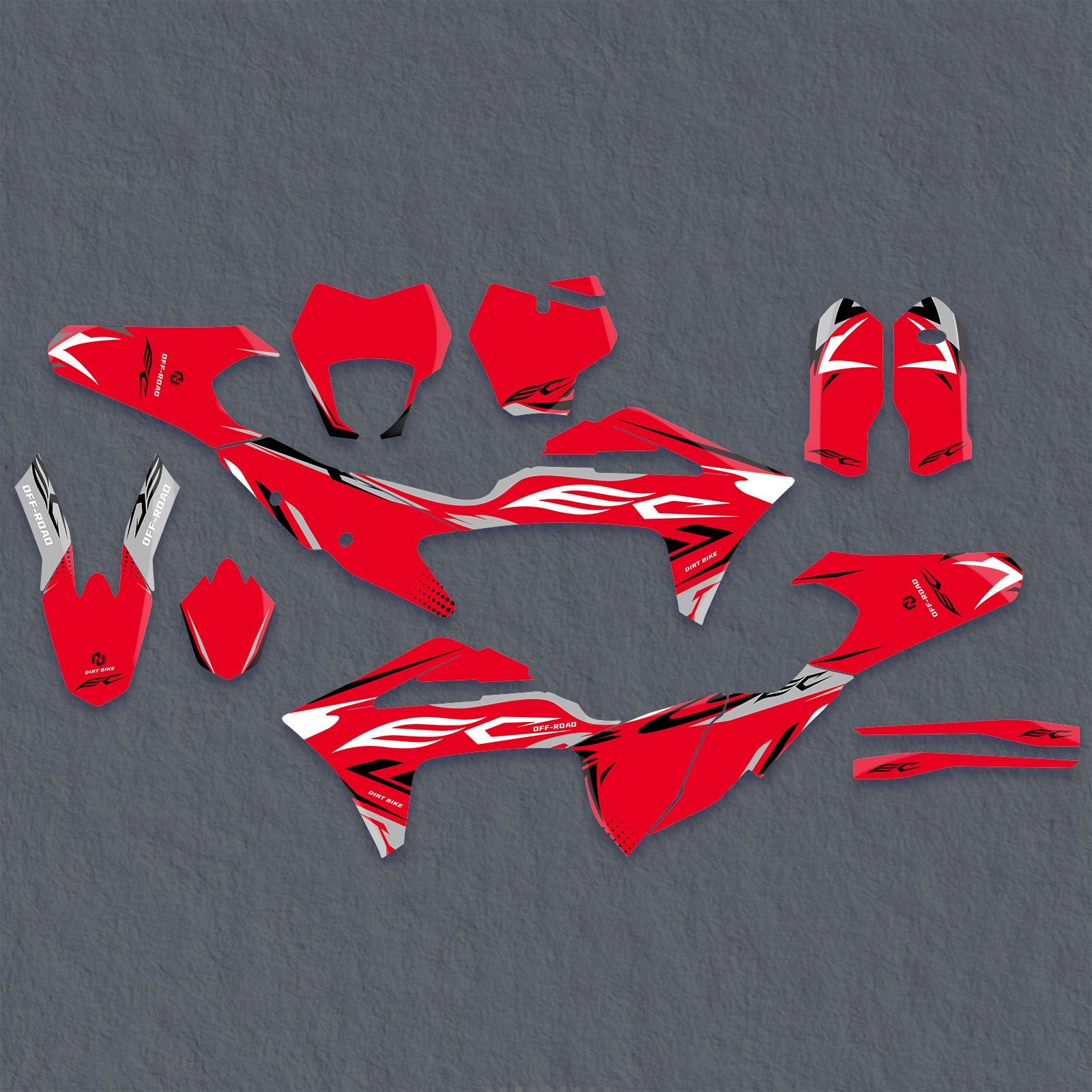 Komplettes Grafik-Aufkleber-Set für GAS GAS EC Enduro 2021-2023