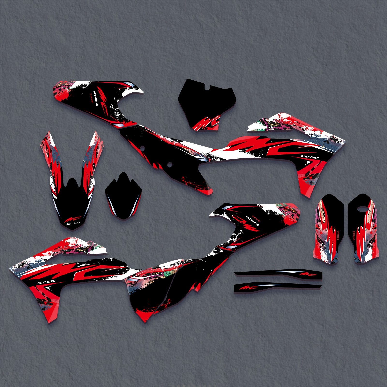 Komplettes Grafik-Aufkleber-Set für GAS GAS MC Motocross, alle Modelle 2021–2023