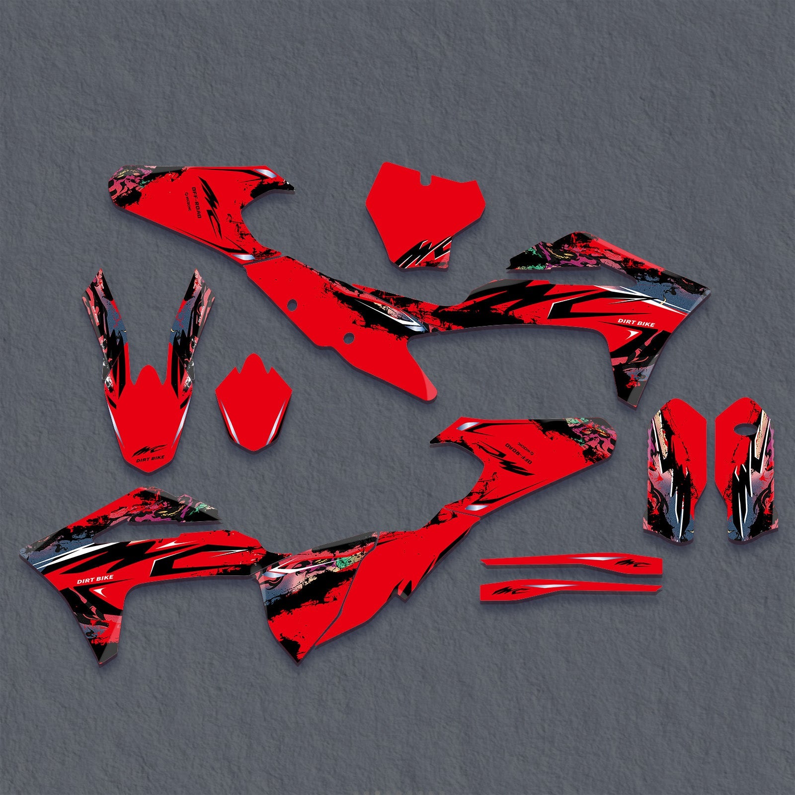 Komplettes Grafik-Aufkleber-Set für GAS GAS MC Motocross, alle Modelle 2021–2023