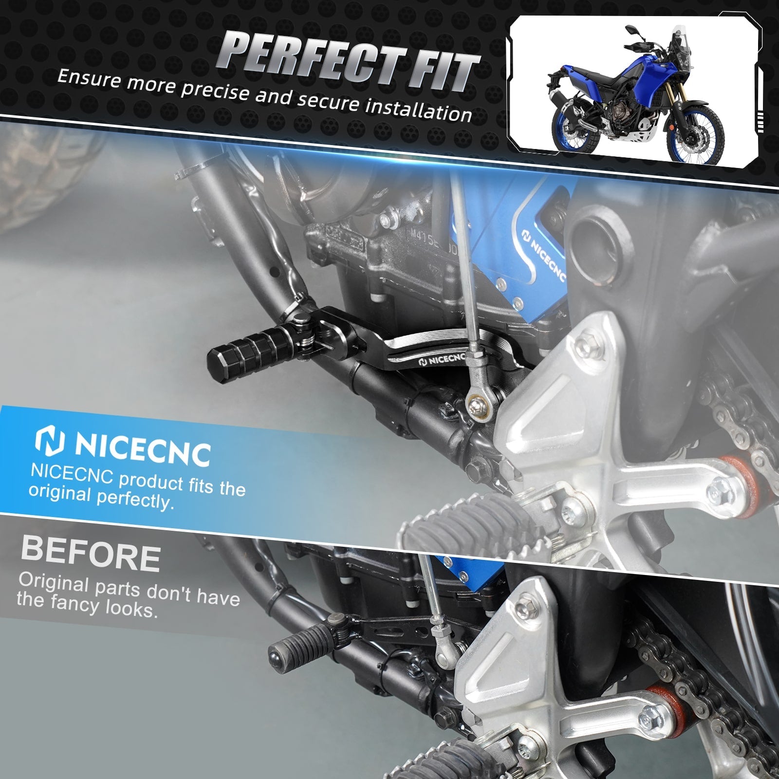 Schalthebel Für Yamaha Tenere 700/XTZ 700 2019-2024