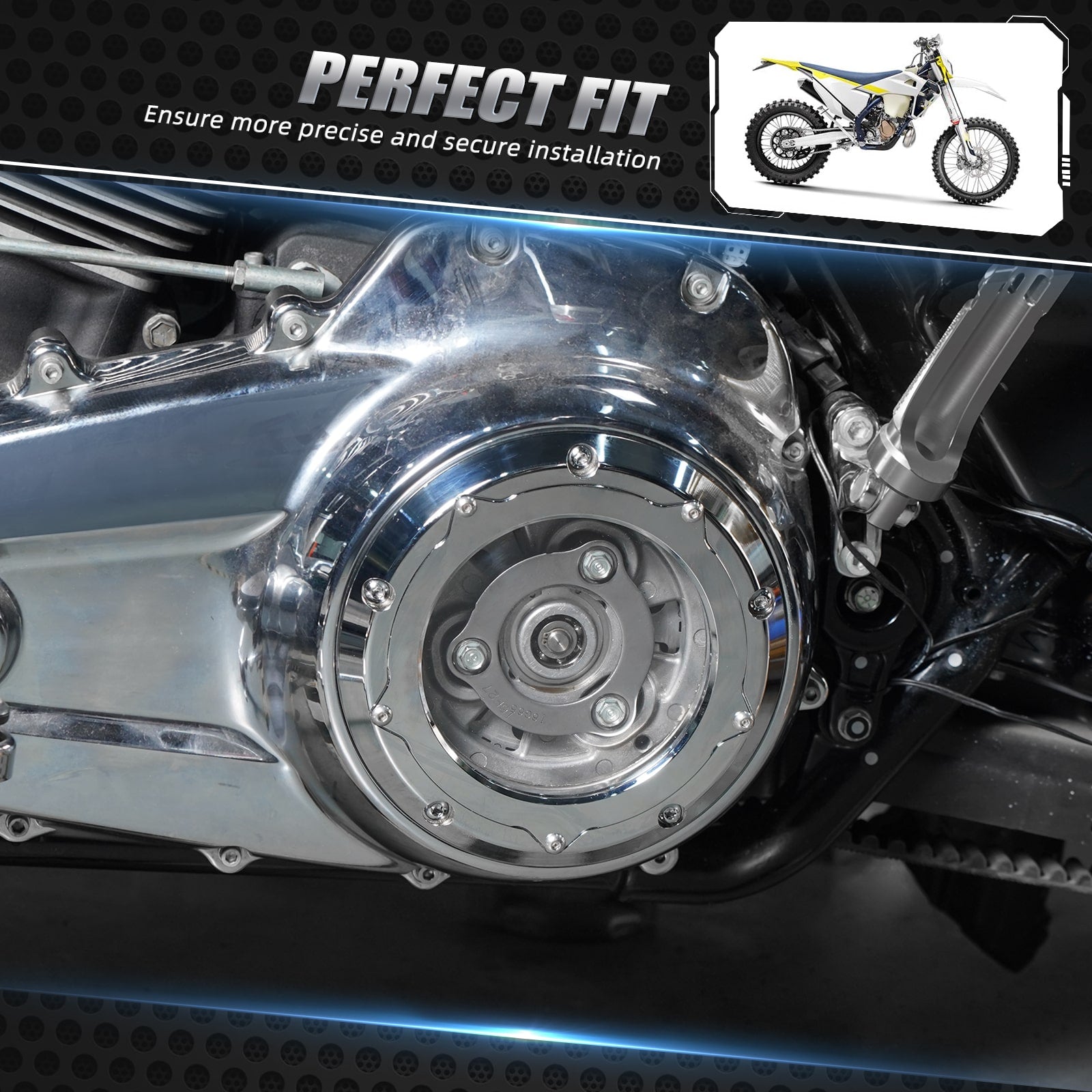 Transparente Primäre Derby Kupplungsabdeckung Für Harley Street Glide Road King