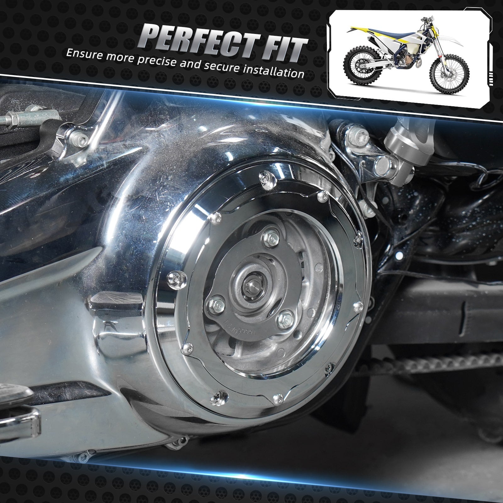 Transparente Primäre Derby Kupplungsabdeckung Für Harley Street Glide Road King