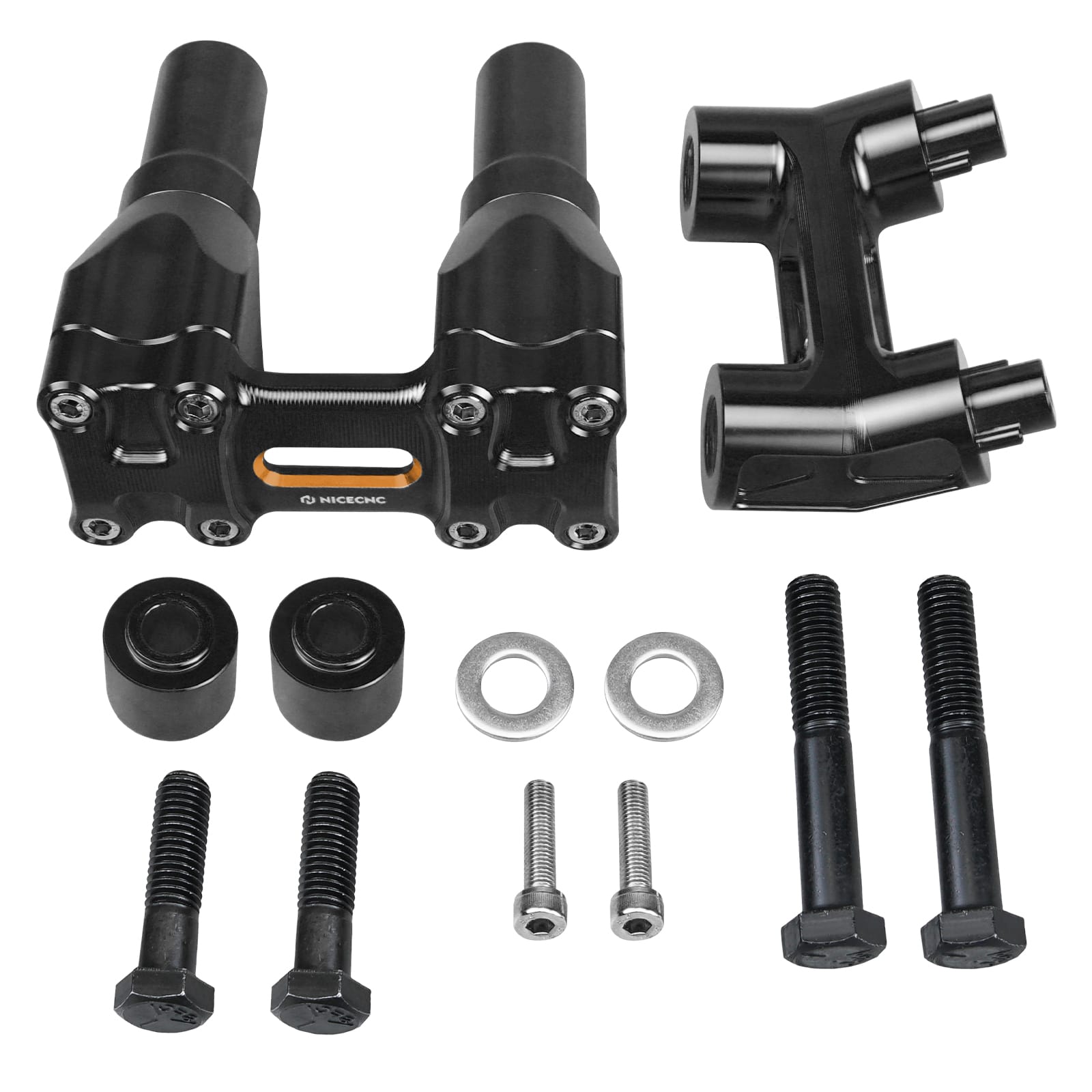 Modularer Kickback-isolierter Griff Barris 8"/ 7"/6"/5" nach hinten 1,5" für Harley Davidson