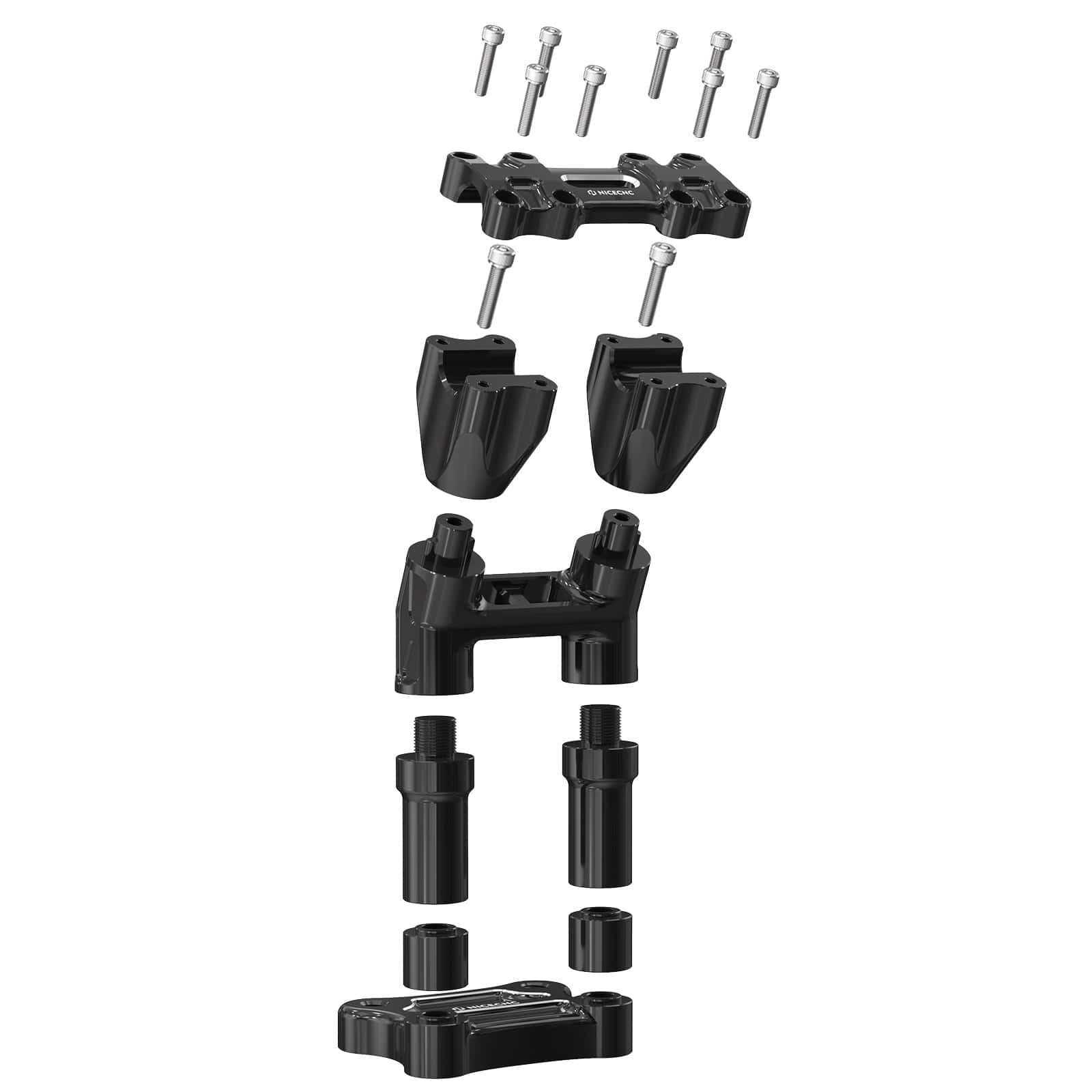 Modulare Kickback-Riser Für Harley Tri Electra Street Glide 1" Lenker