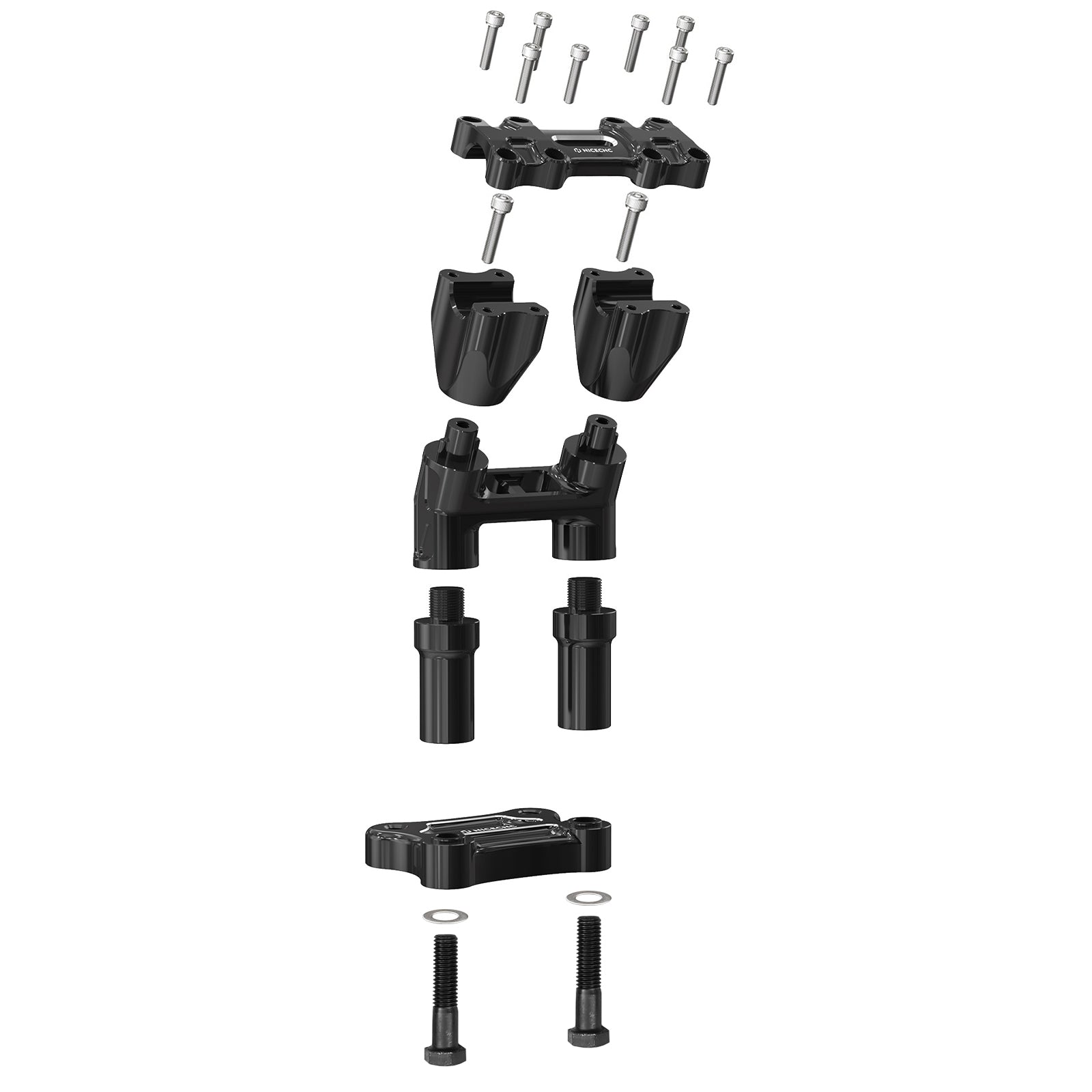 Modulare Kickback-Riser Für Harley Tri Electra Street Glide 1" Lenker