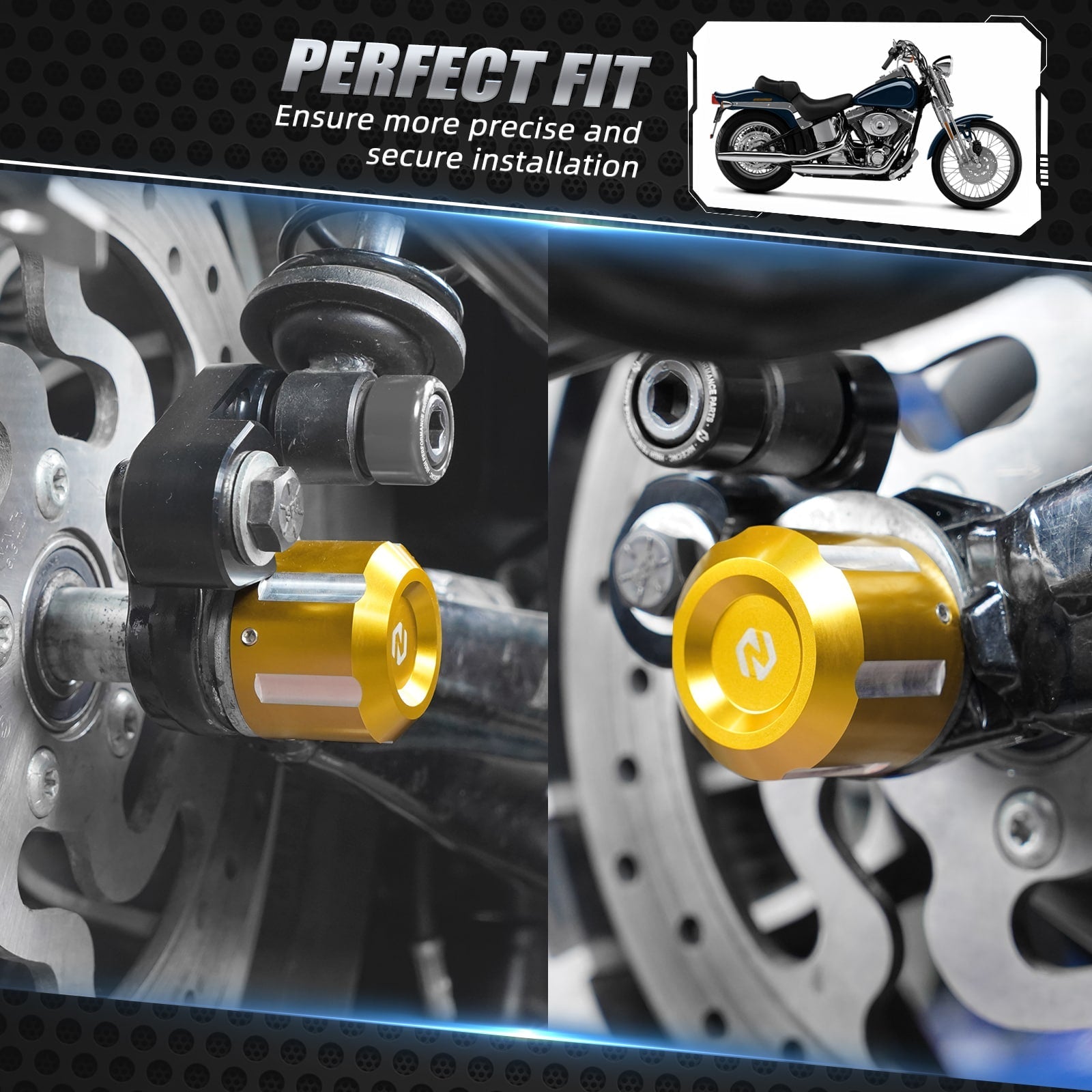 Hinterachse Mutter Deckt Kappen Für Harley Road King FLHR Electra Glide Street Glide FLHX