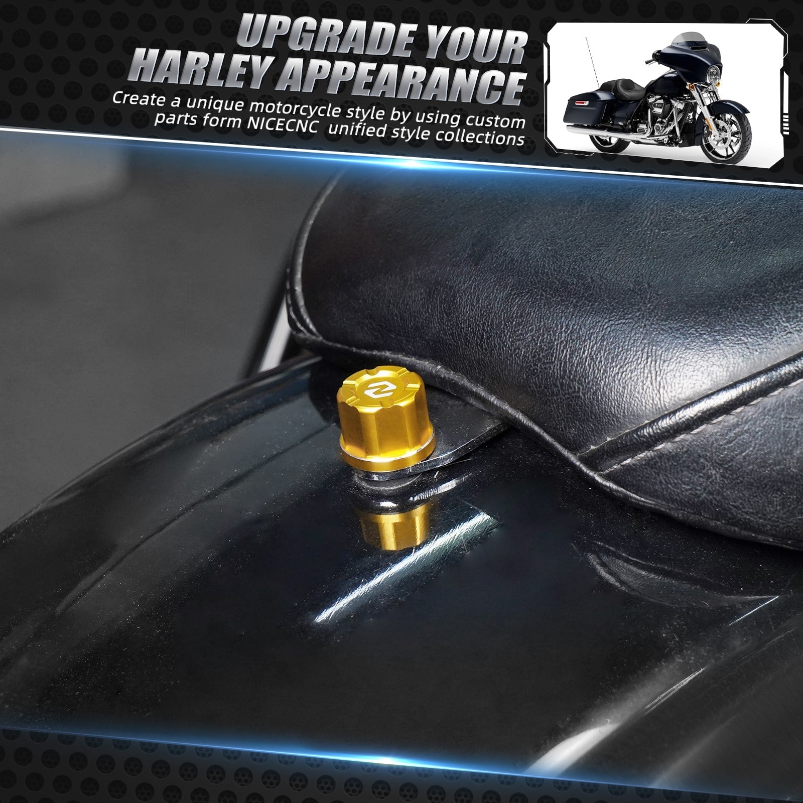 Hinten Sitz Montage Bolzen Schraube Für Harley Road King Street Glide Fat Boy Heritage Classic