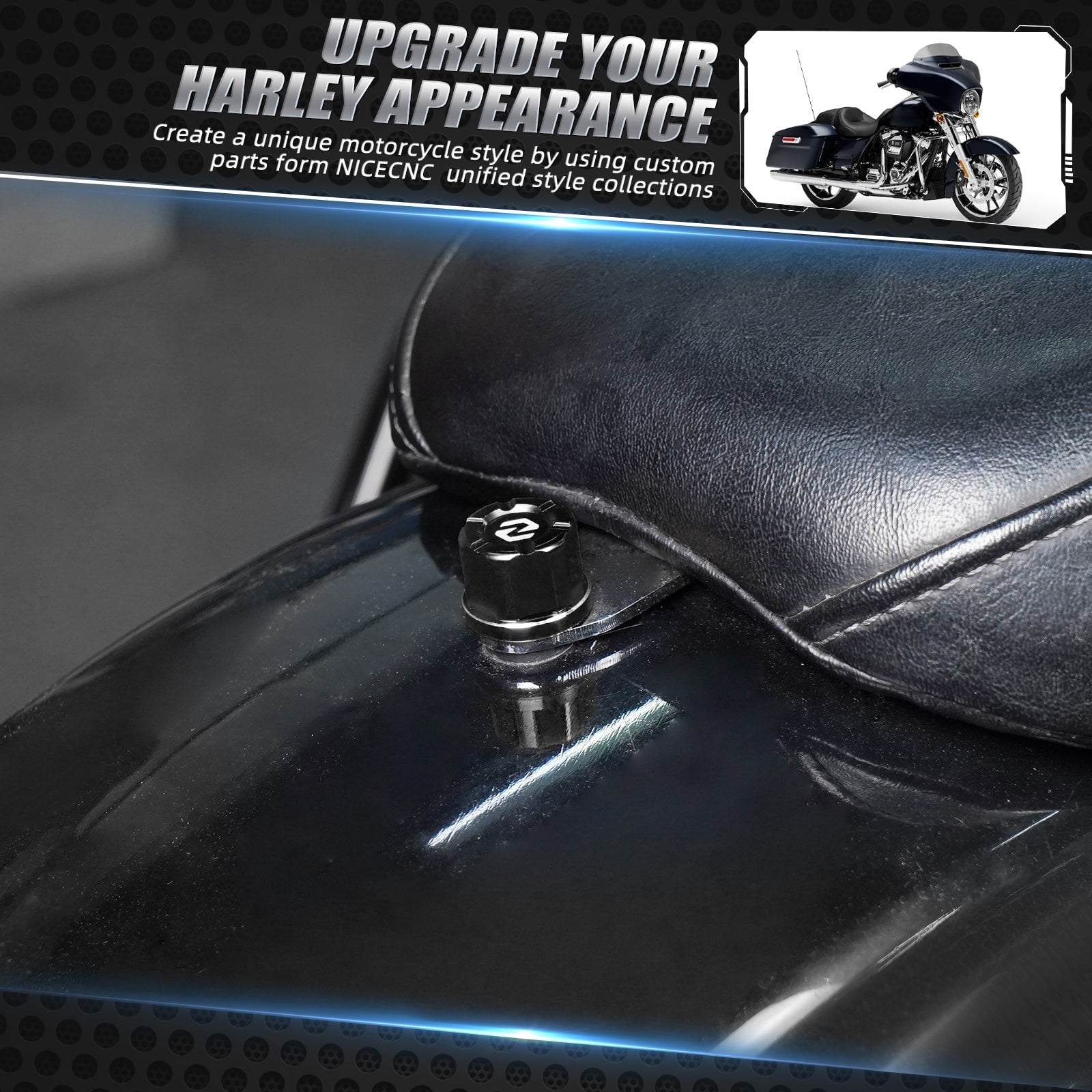 Hinten Sitz Montage Bolzen Schraube Für Harley Road King Street Glide Fat Boy Heritage Classic