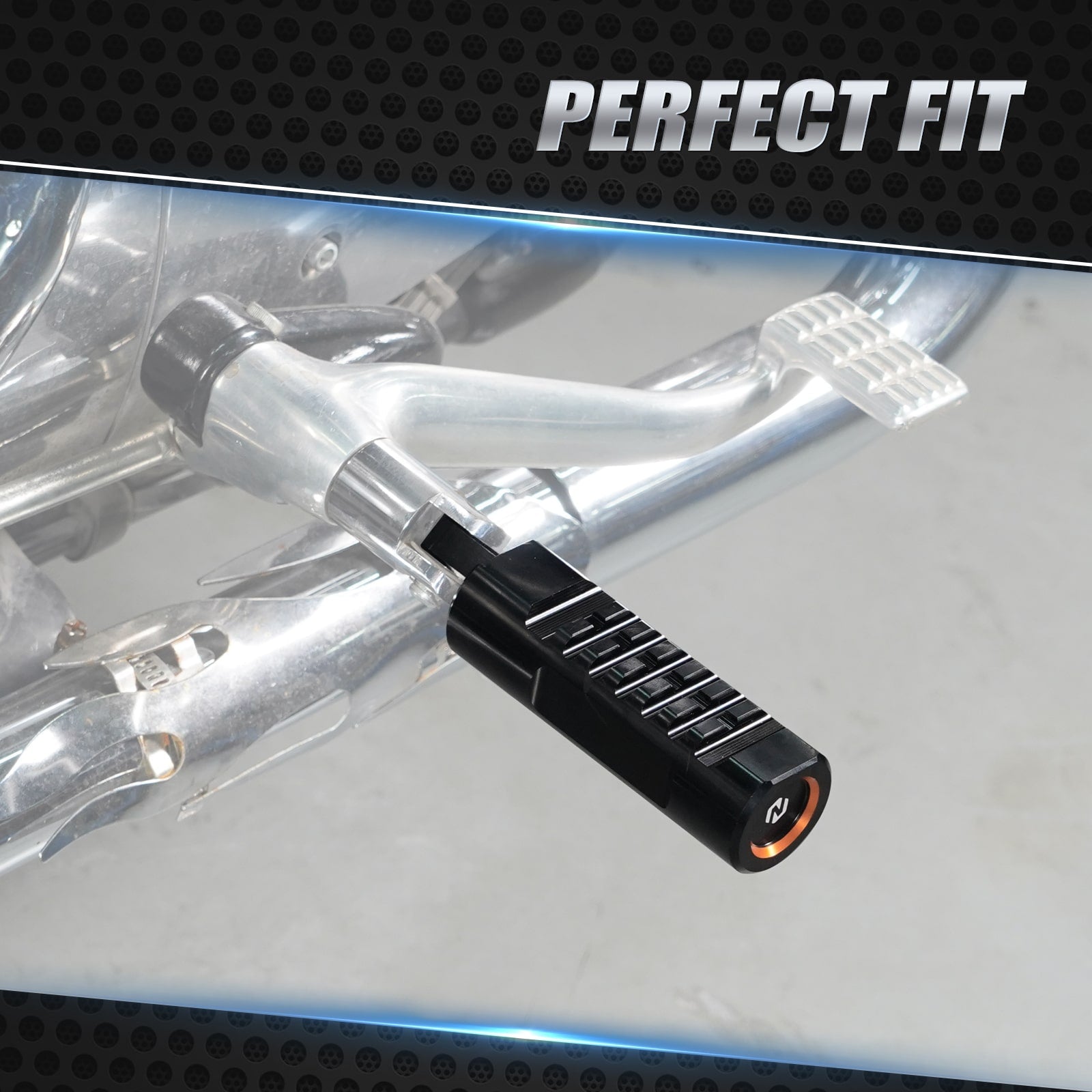 Paar Fußrasten Fahrer Fußraste für Harley Sportster 1200 Iron 883 XL Roadster