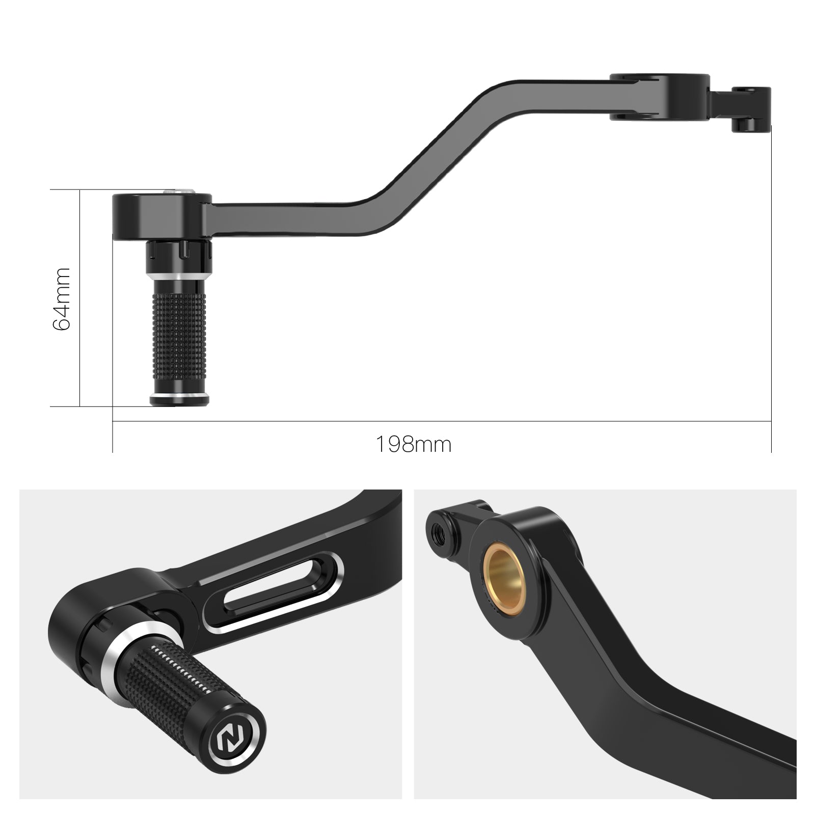 Schalthebel Schaltrasten für Harley Sportster S RH1250S 2021-2024