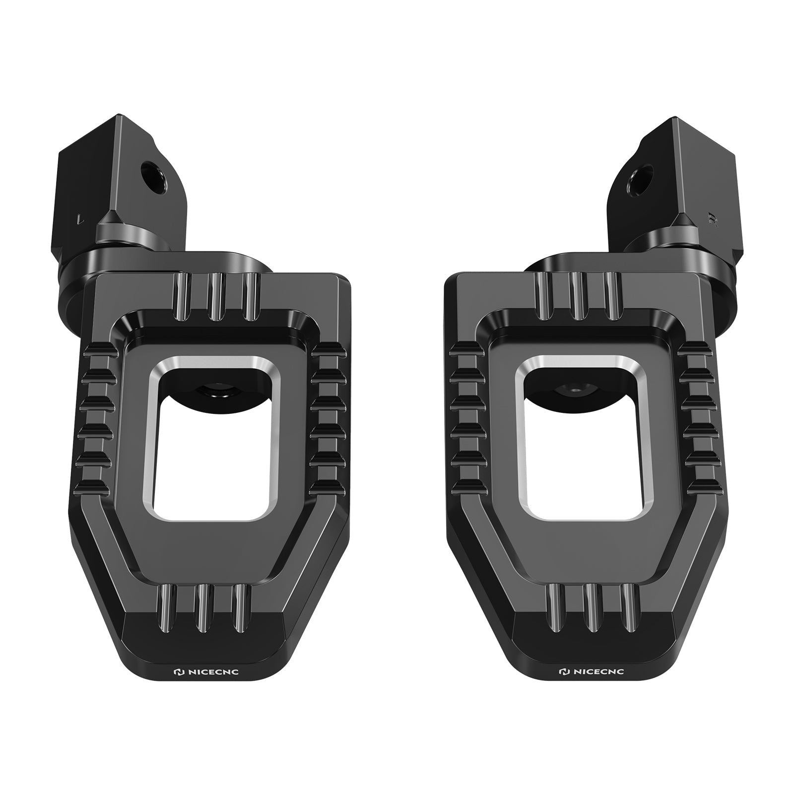 Verstellbare größere Fahrerfußrasten für Harley Street Bob Low Rider Softail Sportster S