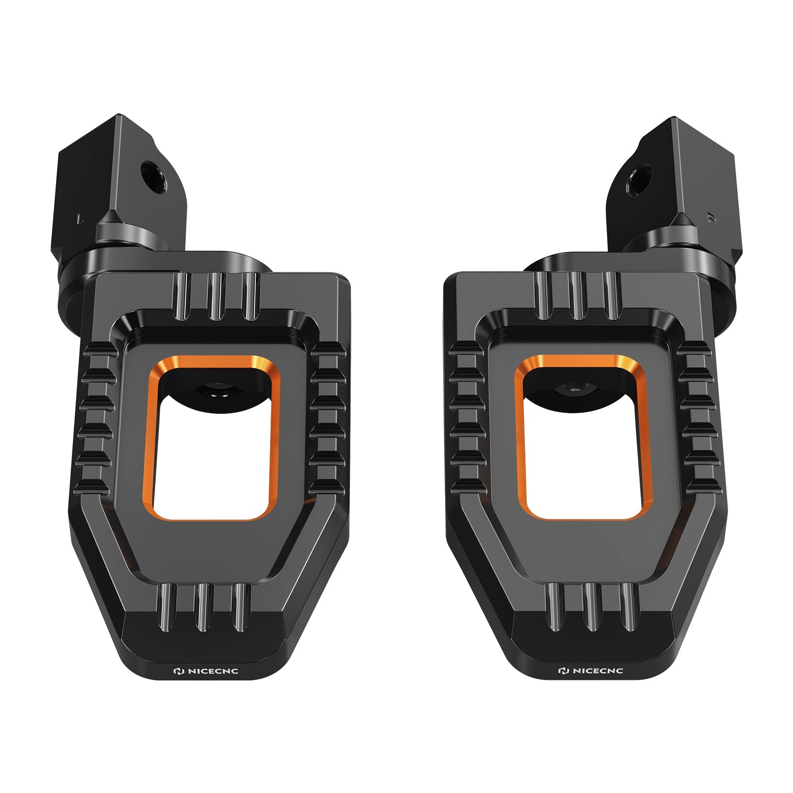 Verstellbare größere Fahrerfußrasten für Harley Street Bob Low Rider Softail Sportster S