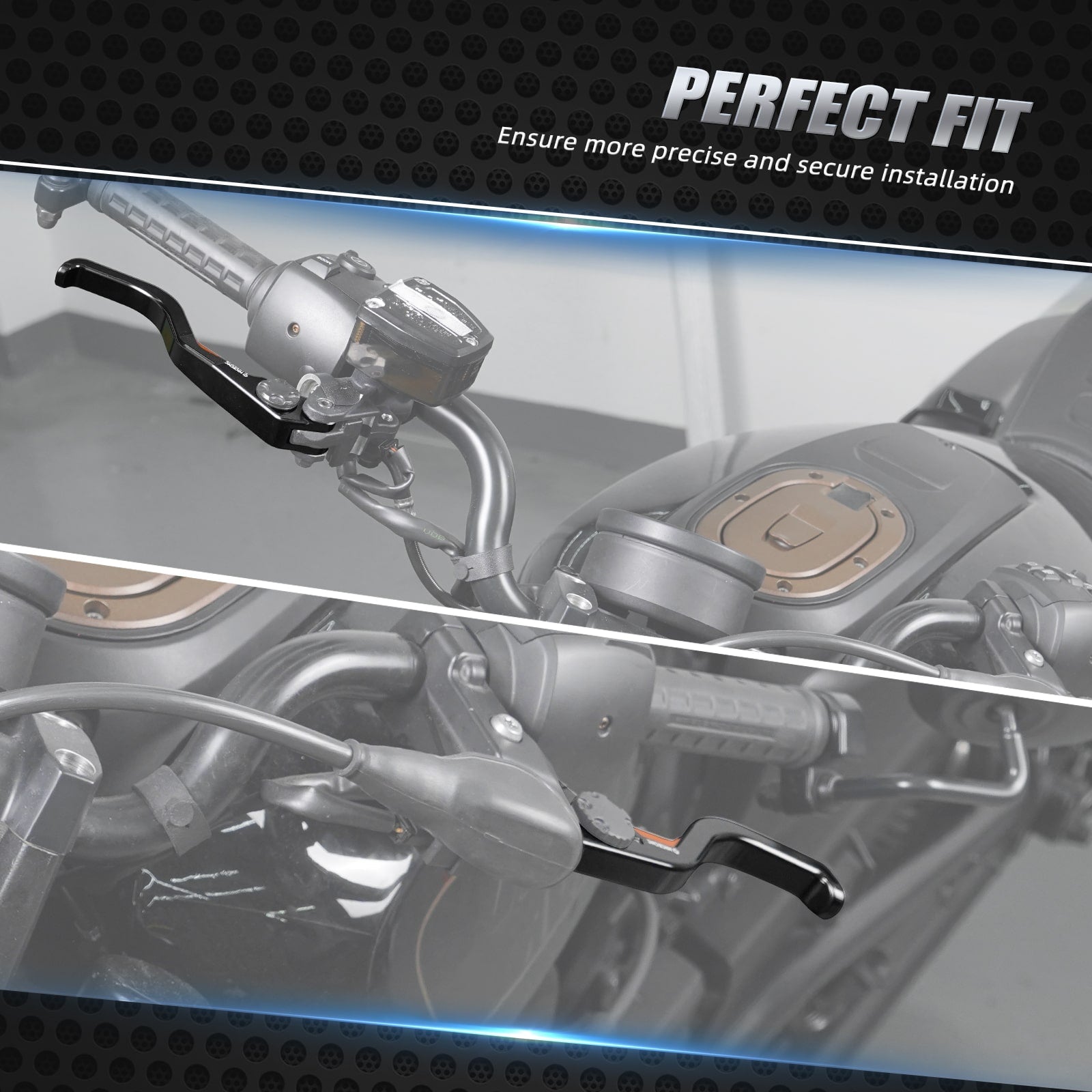 Shorty 2-Finger Brems und Kupplungshebel für Harley Sportster S Pan America Nightster