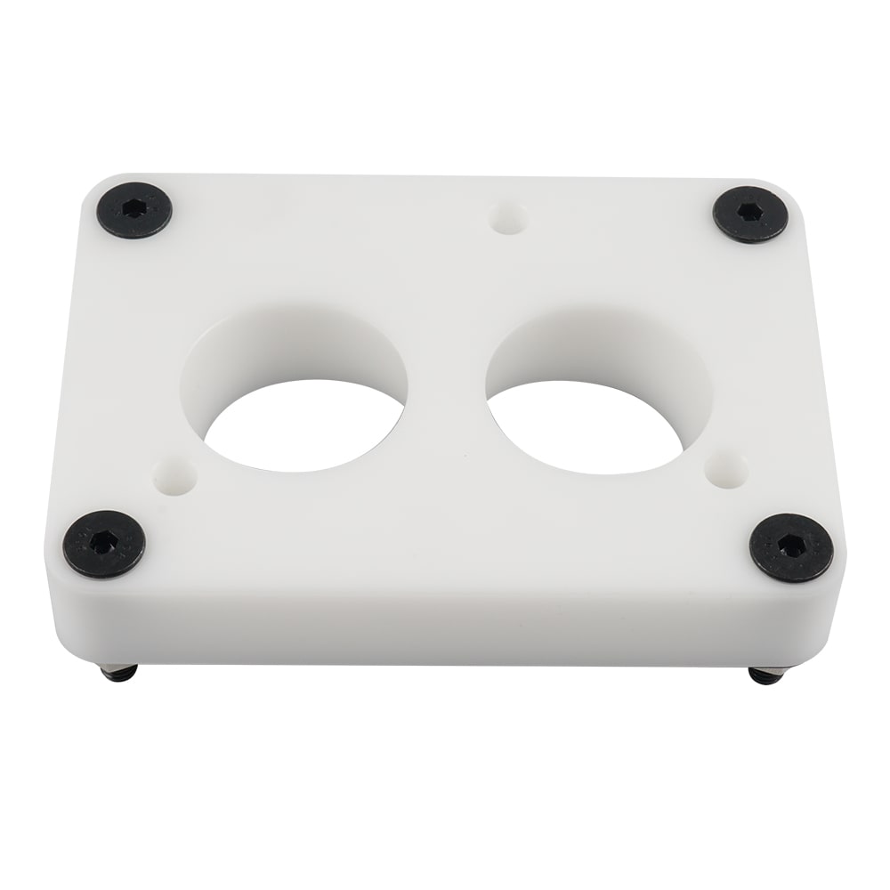 Ansaugkrümmer-Adapter für Chevy TBI Drosselklappengehäuse zu Holley 4412 2300