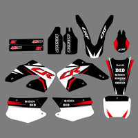 Motocross-Grafiken, Aufkleber für Honda CR125R CR250R 2000–2001